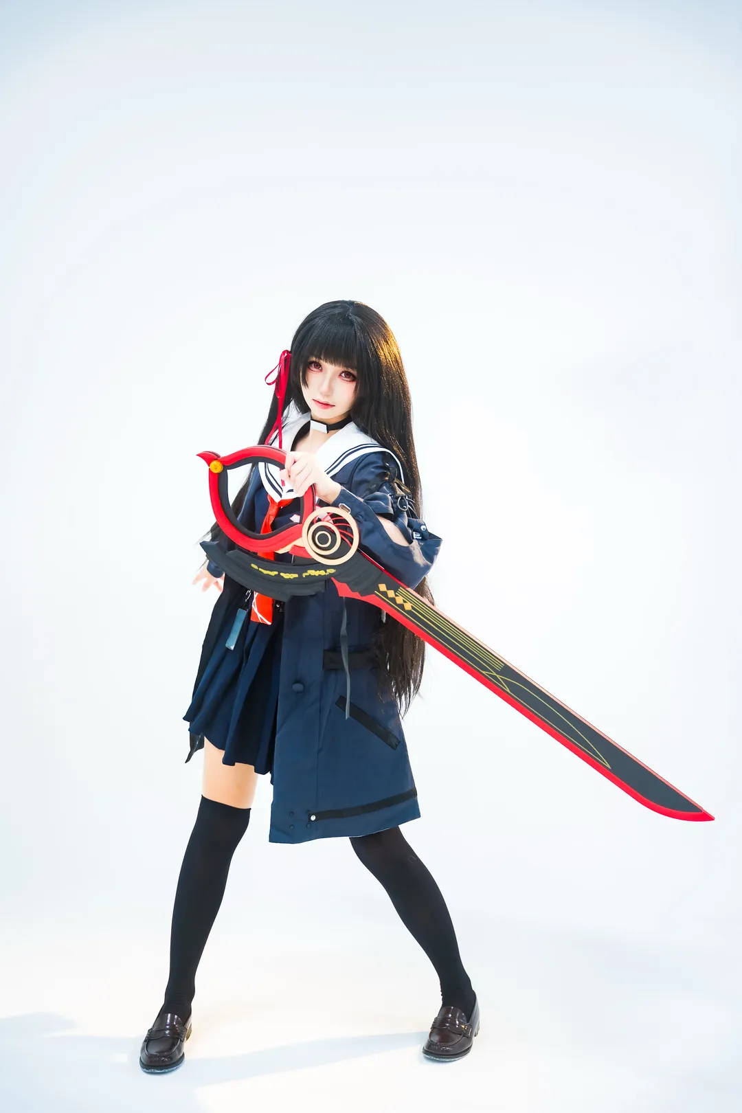 鸣潮, cosplay, 二次元少女, 千咲cos, 白棚摄影 - 第1张