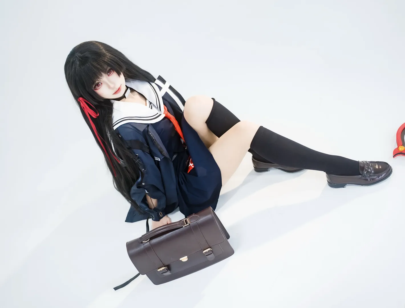 鸣潮, cosplay, 二次元少女, 千咲cos, 白棚摄影 - 第14张