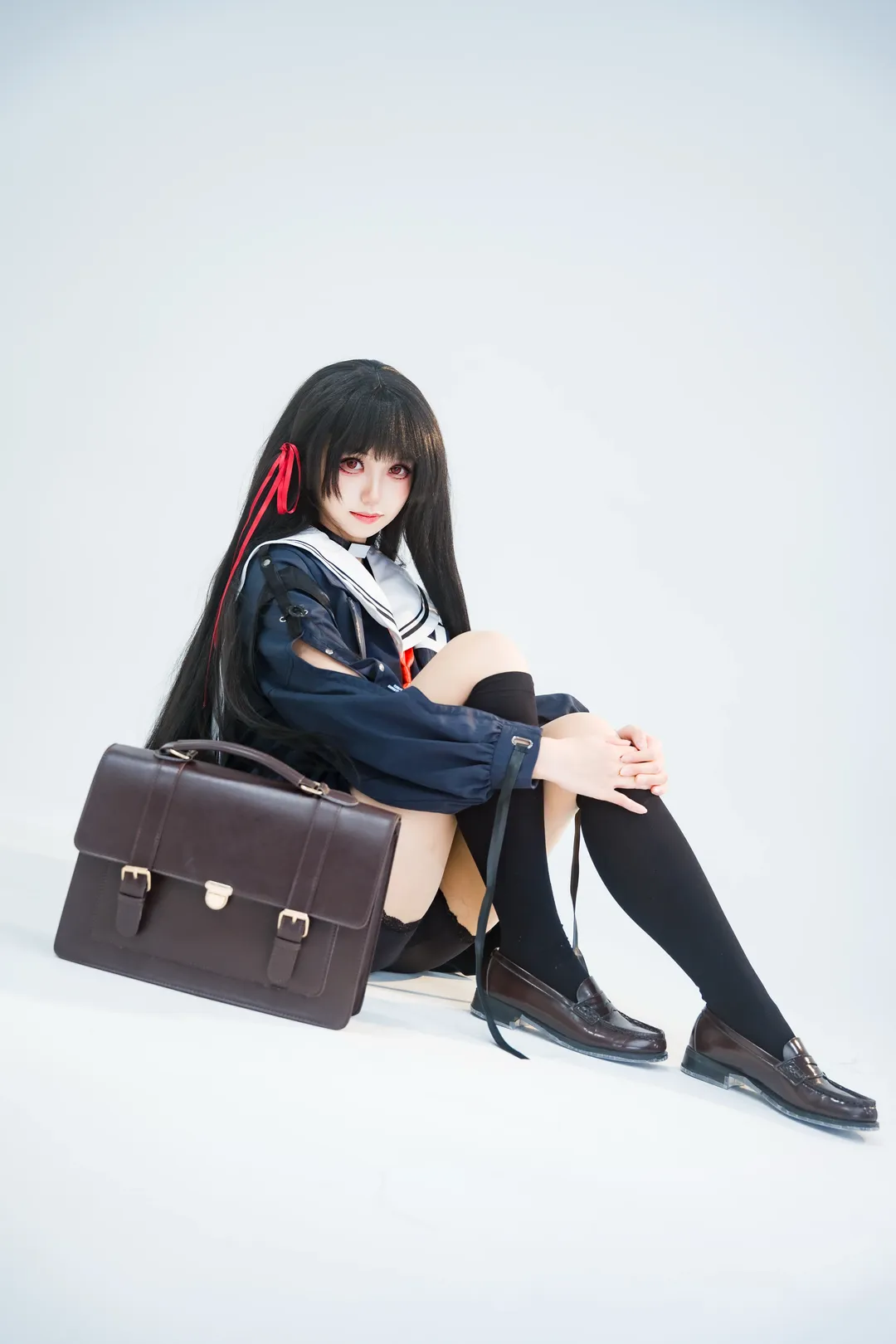 鸣潮, cosplay, 二次元少女, 千咲cos, 白棚摄影 - 第15张