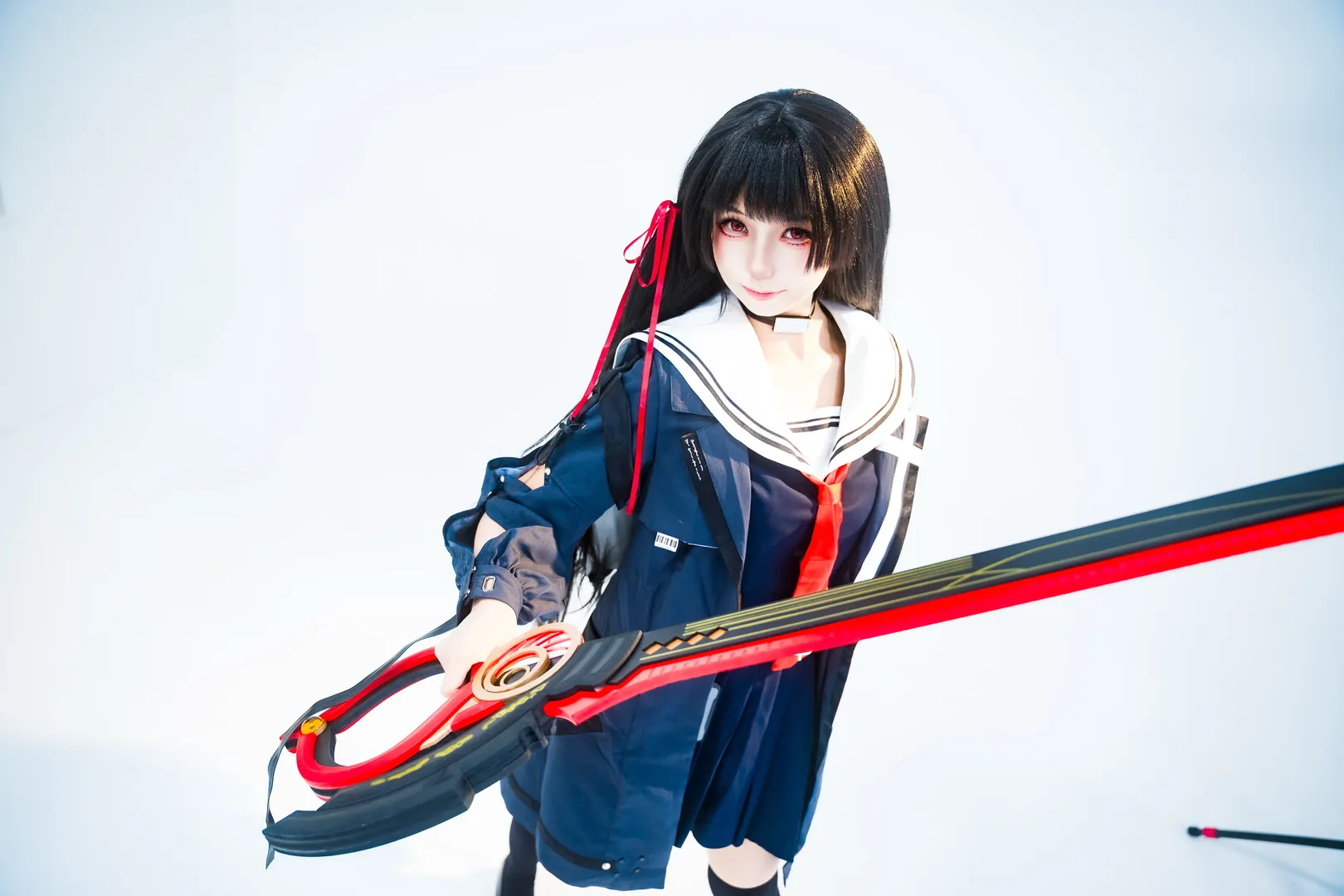 鸣潮, cosplay, 二次元少女, 千咲cos, 白棚摄影 - 第17张