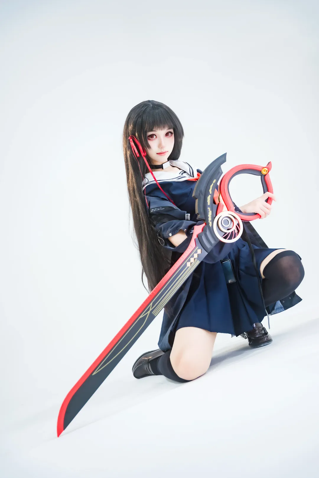 鸣潮, cosplay, 二次元少女, 千咲cos, 白棚摄影 - 第4张