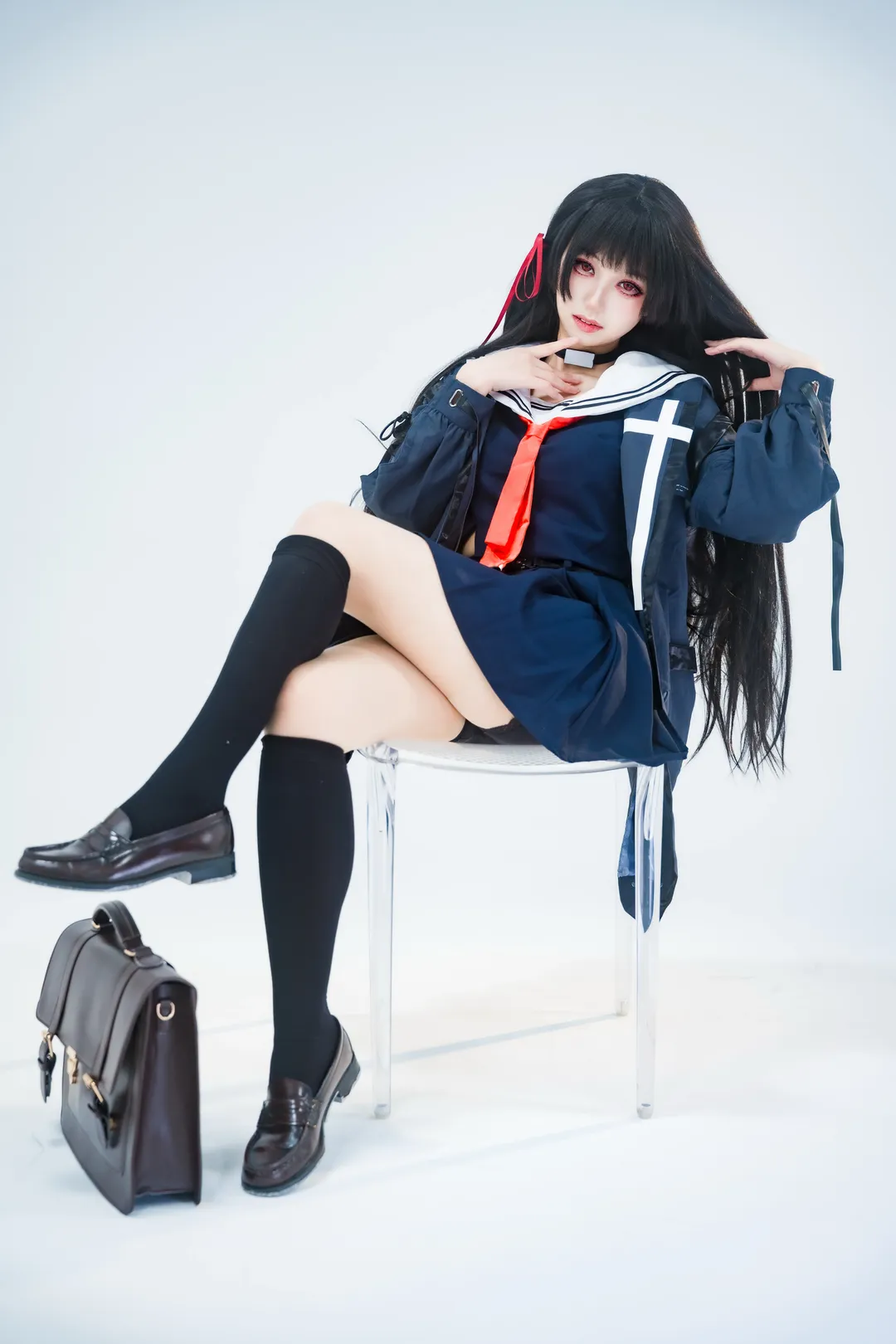 鸣潮, cosplay, 二次元少女, 千咲cos, 白棚摄影 - 第6张
