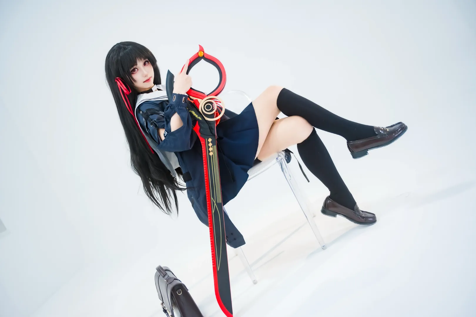 鸣潮, cosplay, 二次元少女, 千咲cos, 白棚摄影 - 第9张
