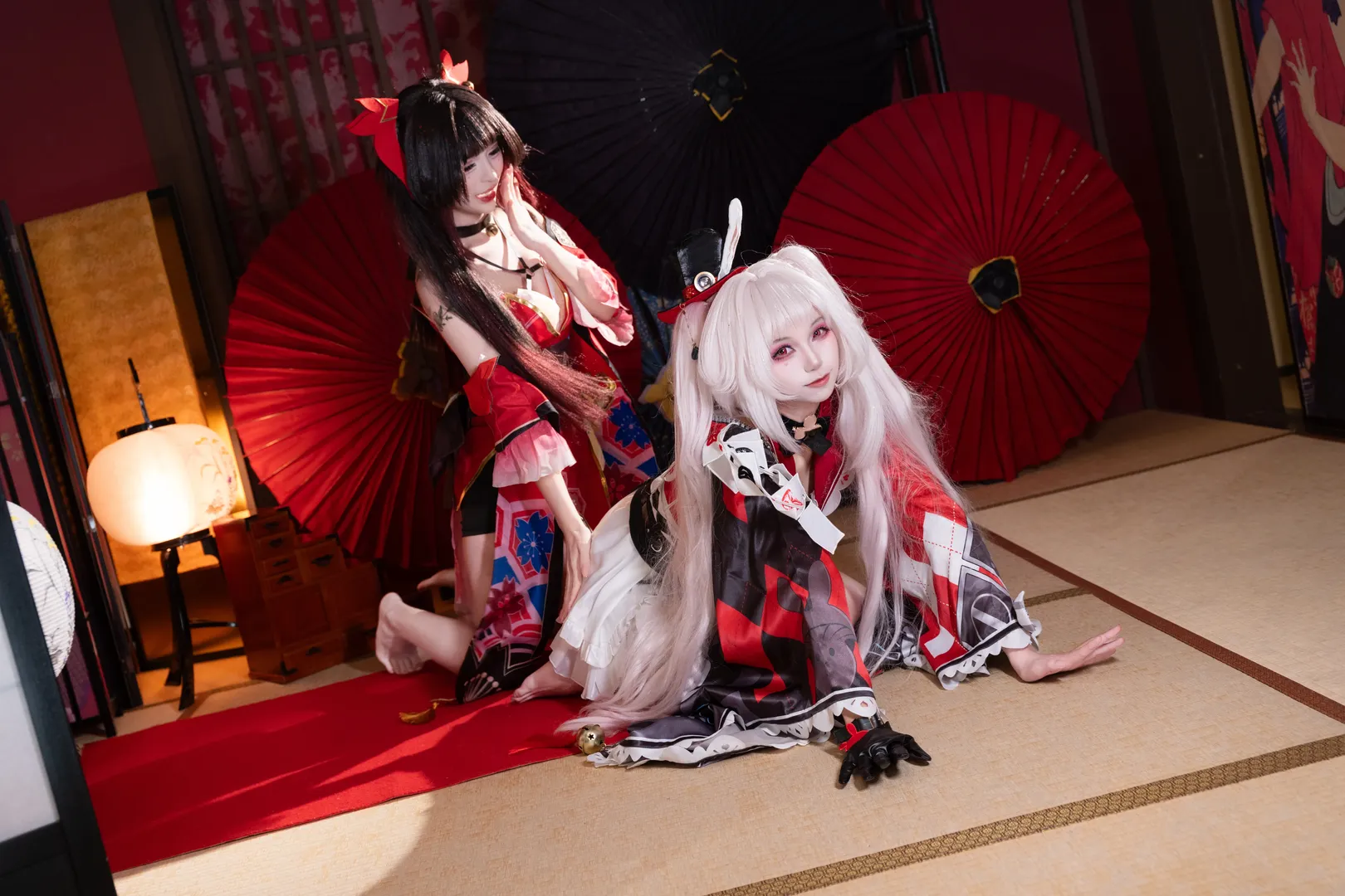 Honkai: Star Rail, Sparkle cosplay, Cosplay sharing, Duo Cosplay, Japanese-style studio photography - Image 1