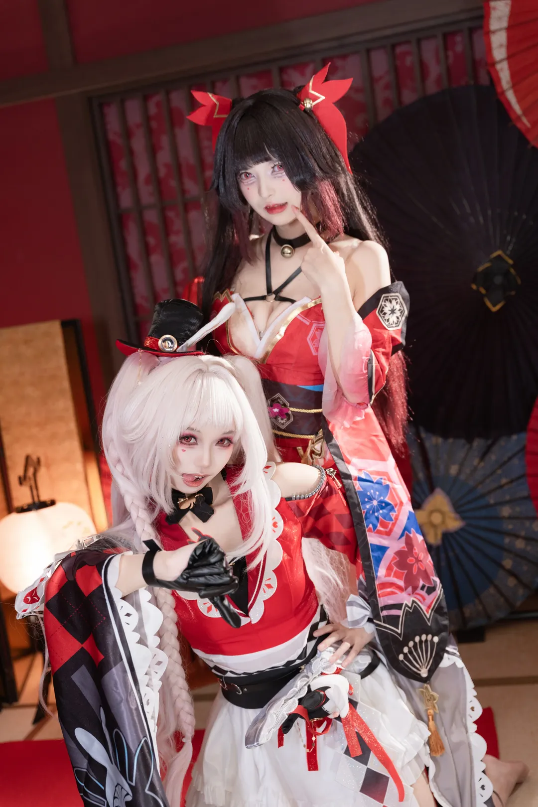 Honkai: Star Rail, Sparkle cosplay, Cosplay sharing, Duo Cosplay, Japanese-style studio photography - Image 4