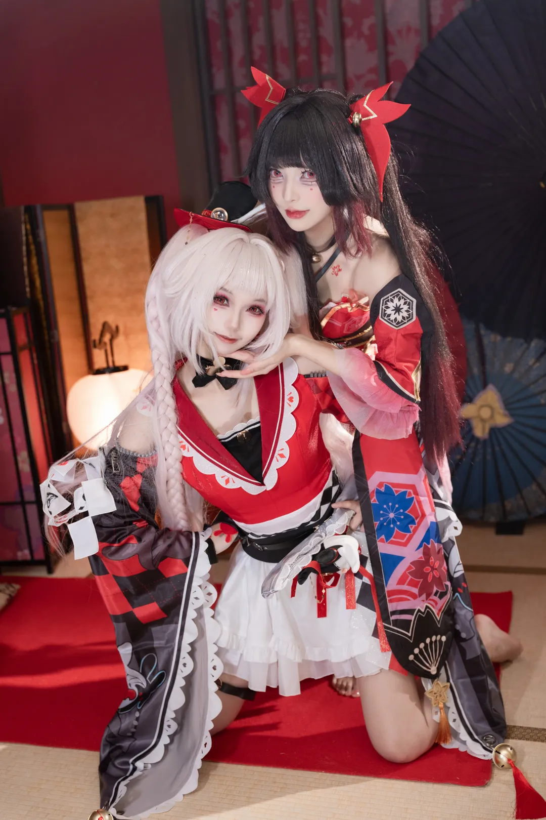 Honkai: Star Rail, Sparkle cosplay, Cosplay sharing, Duo Cosplay, Japanese-style studio photography