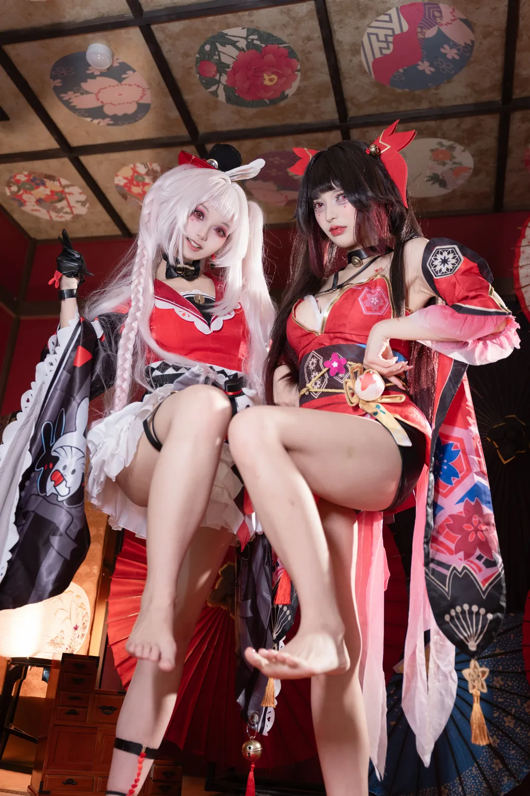 Honkai: Star Rail, Sparkle cosplay, Cosplay sharing, Duo Cosplay, Japanese-style studio photography - Image 6