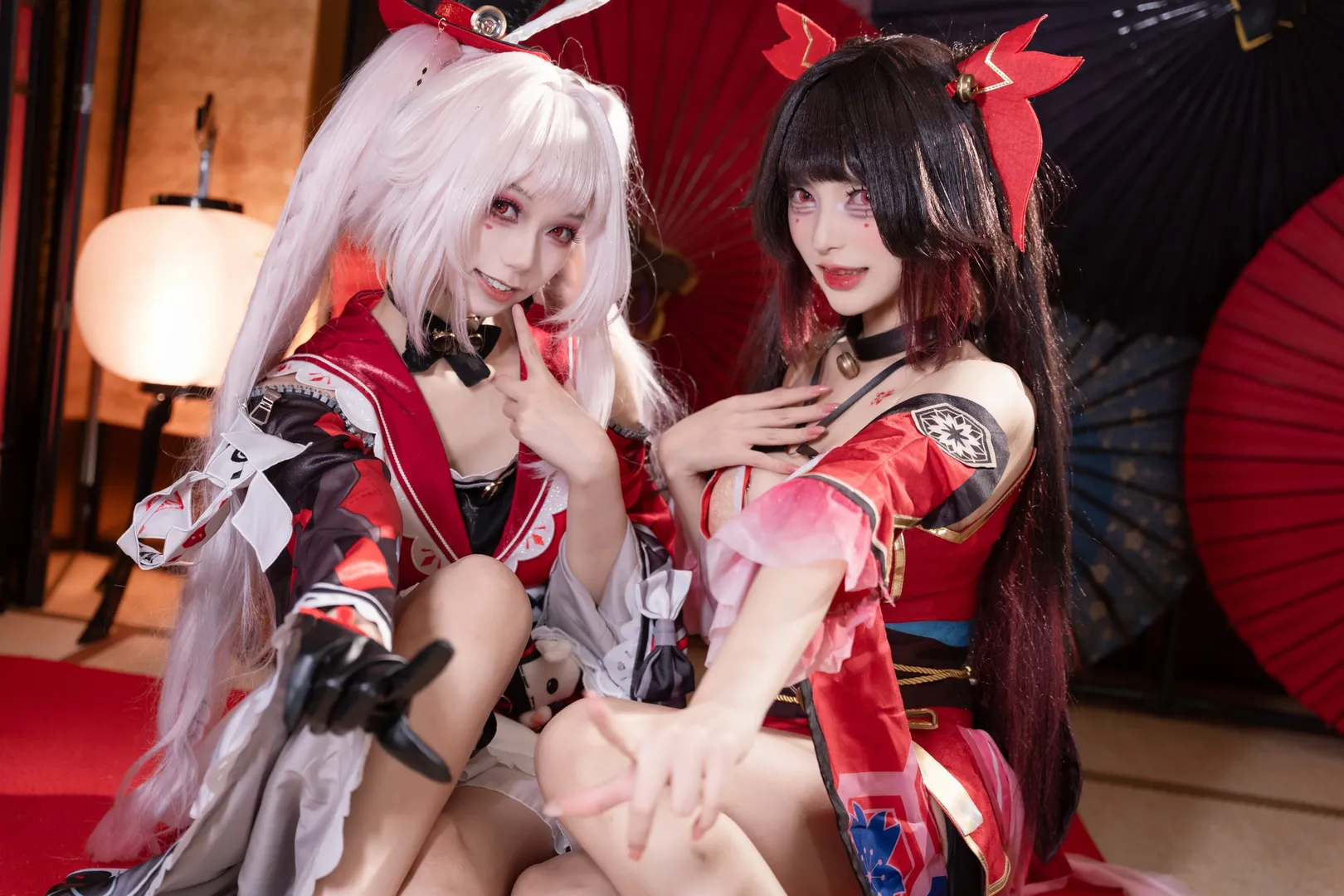 Honkai: Star Rail, Sparkle cosplay, Cosplay sharing, Duo Cosplay, Japanese-style studio photography - Image 8