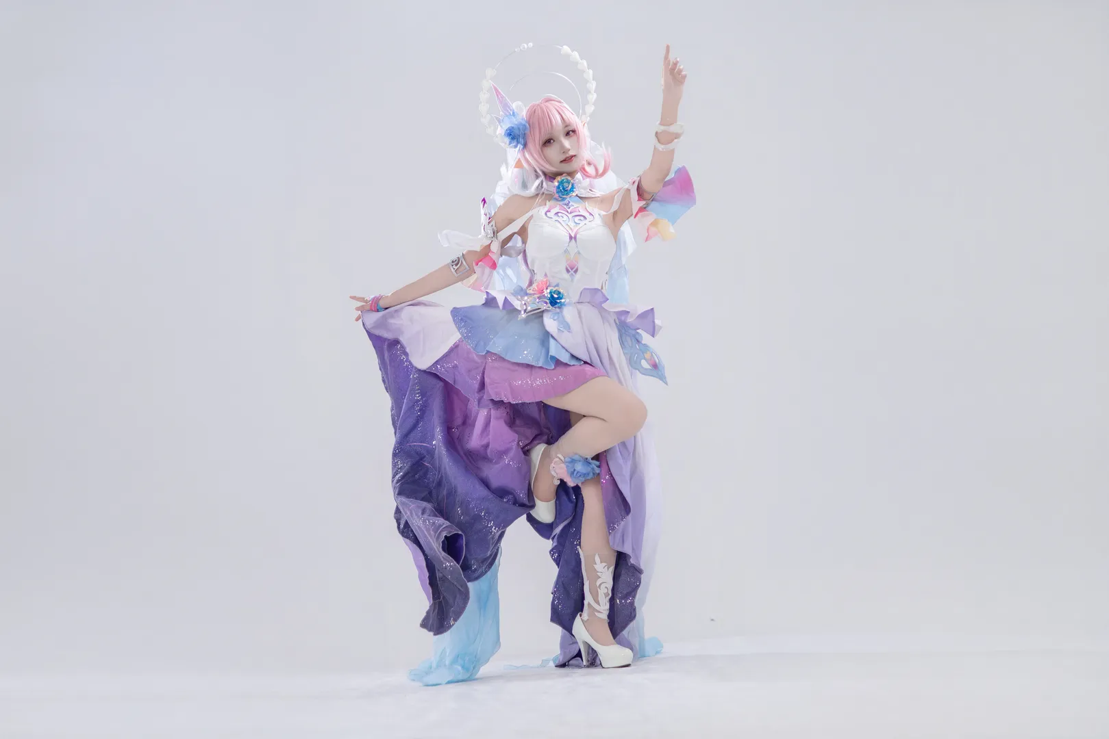 昔漣cos, 崩壞星穹鐵道, 棚拍寫真, 精靈耳妝造, 夢幻少女穿搭 - 第1張