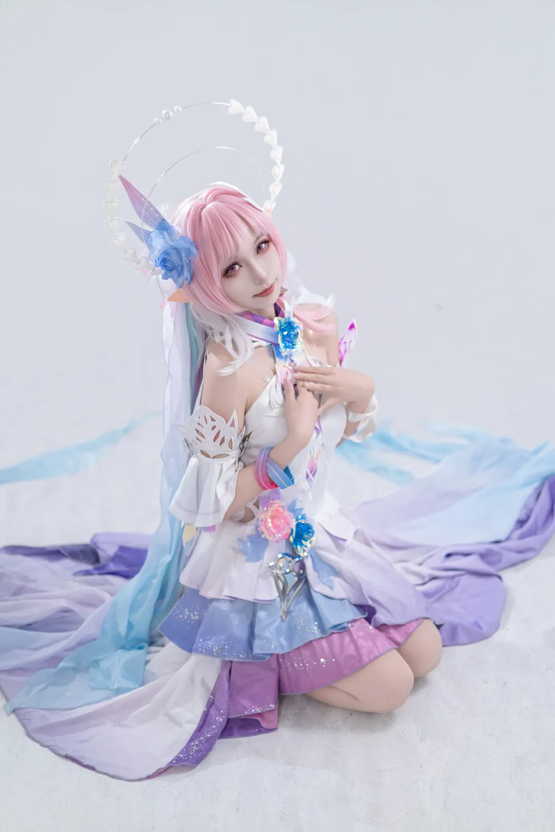 昔漣cos, 崩壞星穹鐵道, 棚拍寫真, 精靈耳妝造, 夢幻少女穿搭 - 第3張