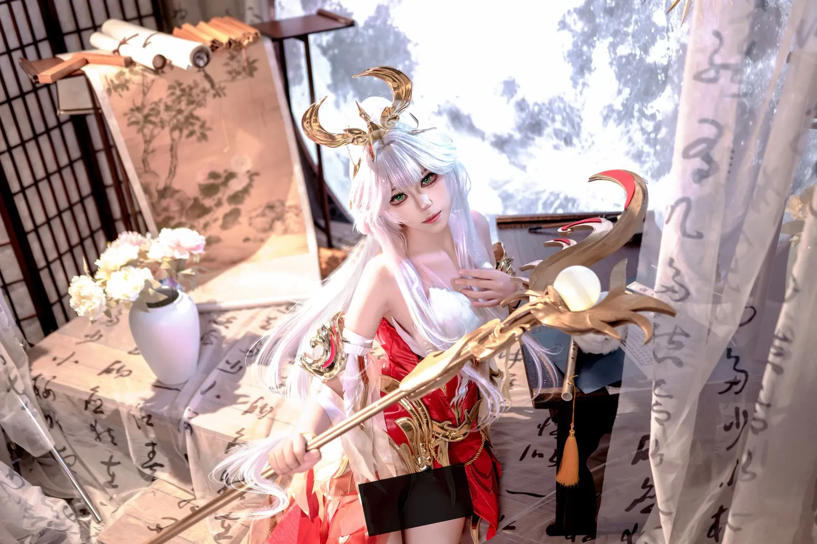 王者荣耀, 王昭君cos, 古风cos, cosplay正片, 棚拍Cosplay