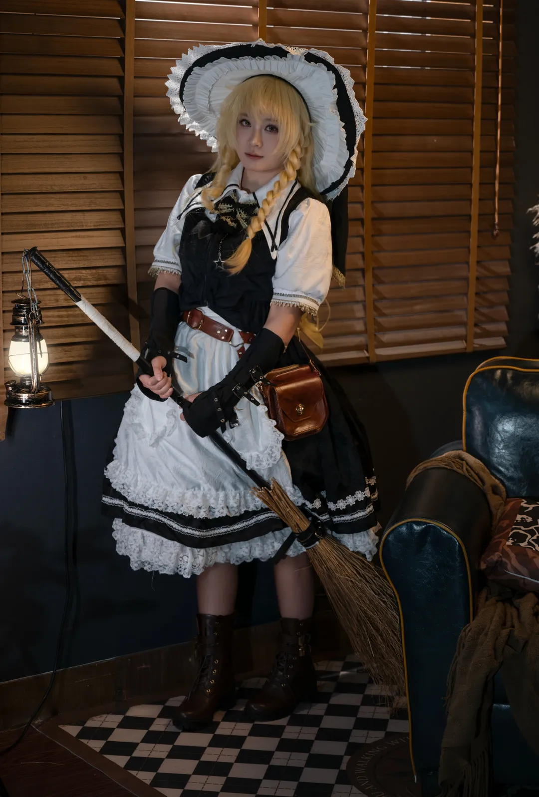 二次元, 東方Project, 霧雨魔理沙 コスプレ, コスプレ日常, レトロ撮影 - 3枚目