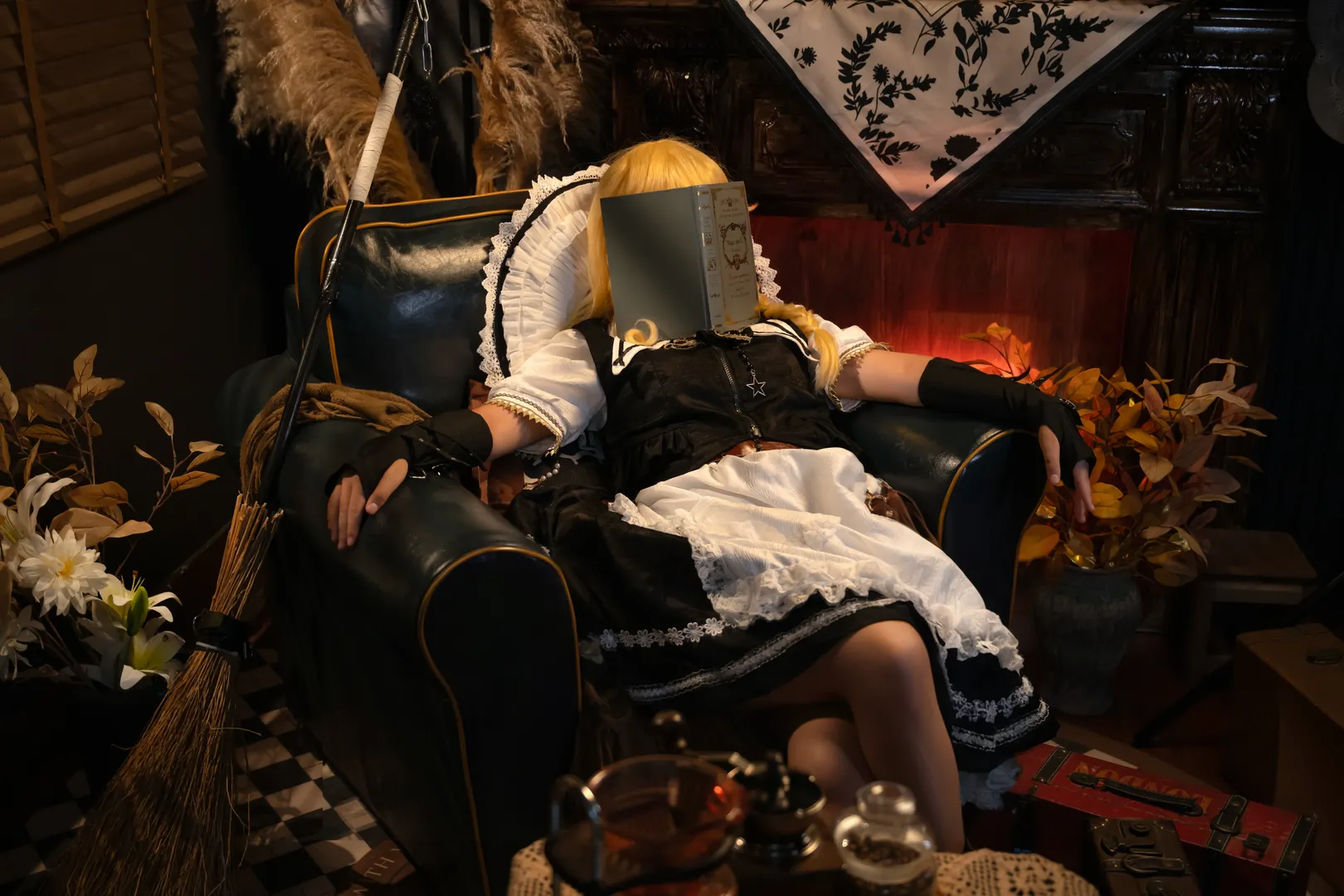 二次元, 東方Project, 霧雨魔理沙 コスプレ, コスプレ日常, レトロ撮影 - 4枚目