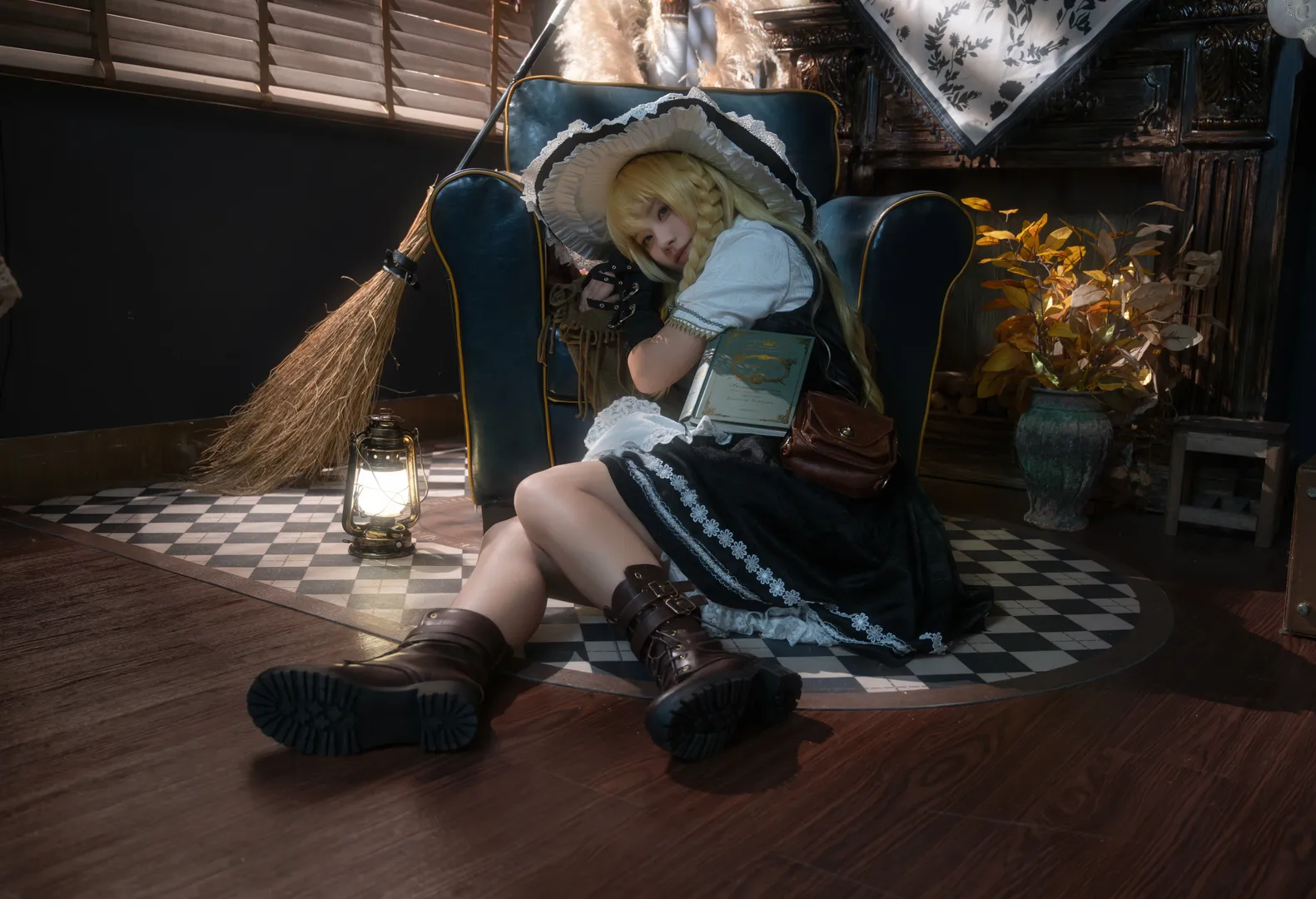 二次元, 东方project, 雾雨魔理沙cos, cosplay日常, 复古摄影