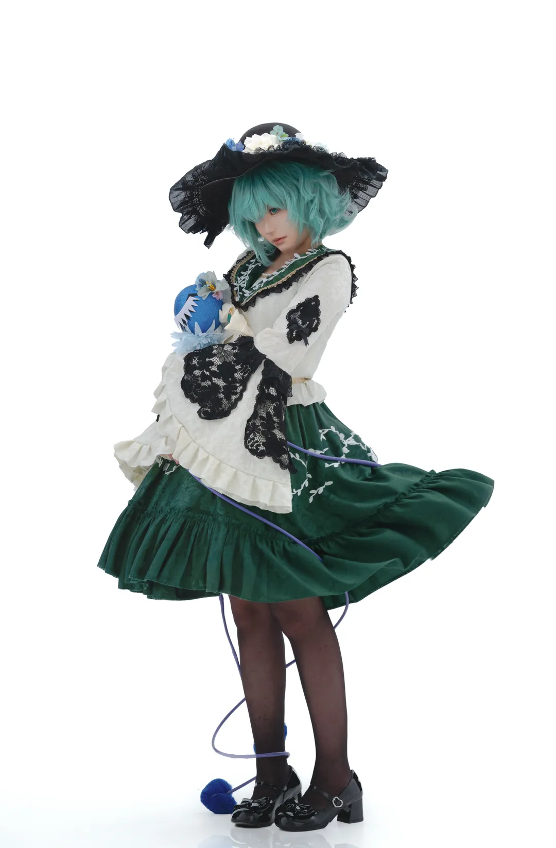 白ホリ撮影, 東方Project, 少女写真, 古明地こいし コスプレ, コスプレ撮影