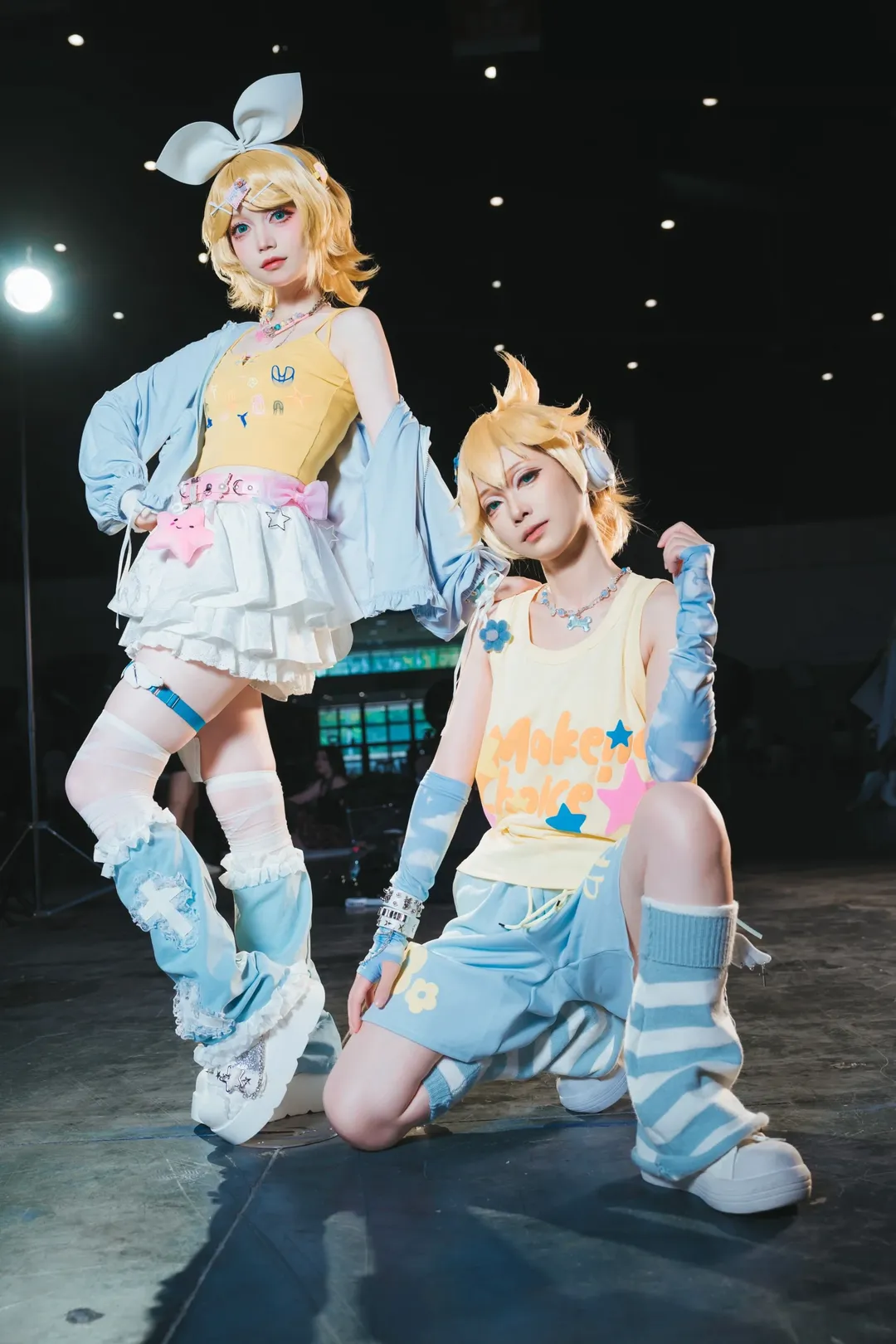 漫展出片, VOCALOID, 镜音铃cos, 成都梦乡动漫展, 双子同框 - 第3张