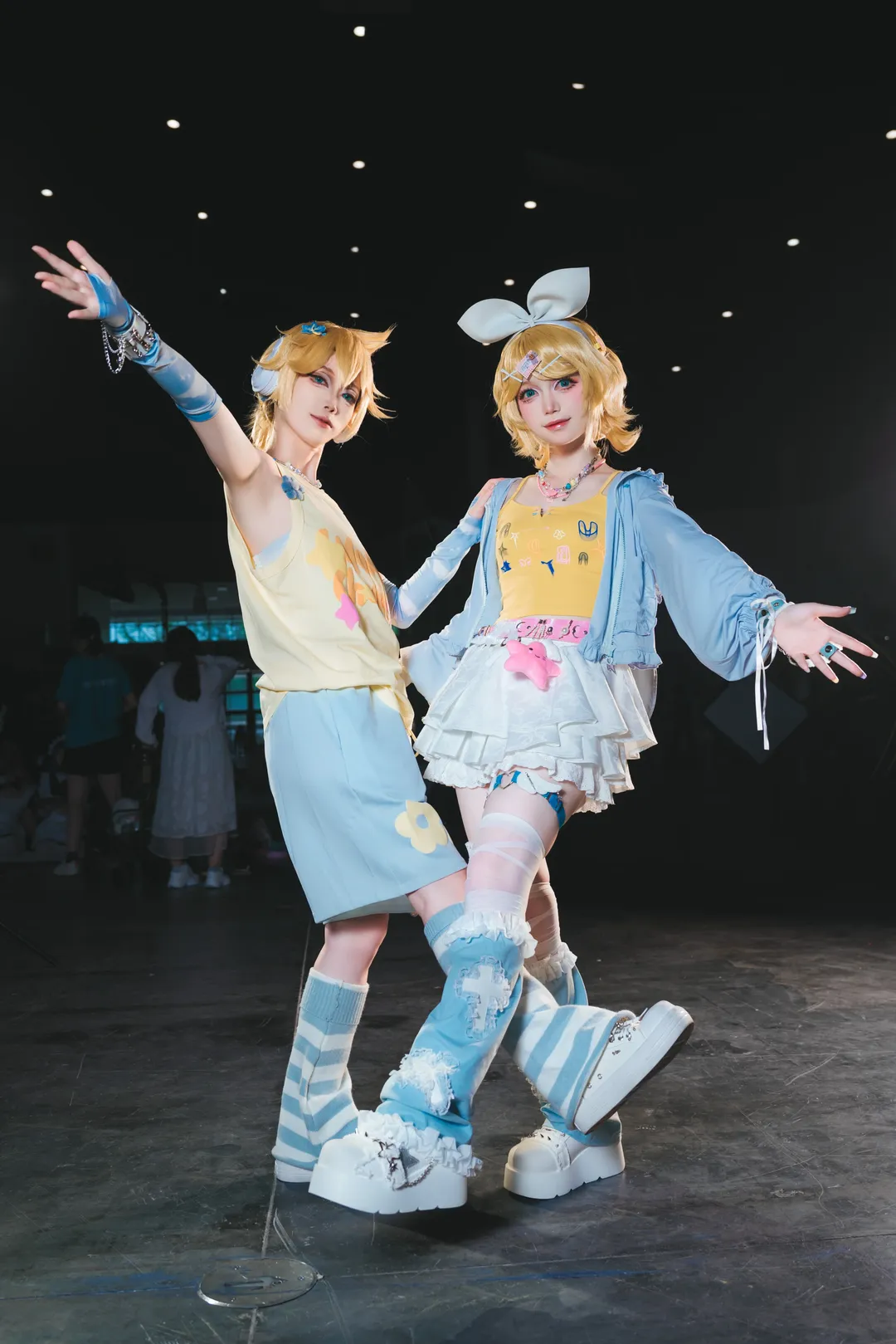 漫展出片, VOCALOID, 镜音铃cos, 成都梦乡动漫展, 双子同框 - 第6张