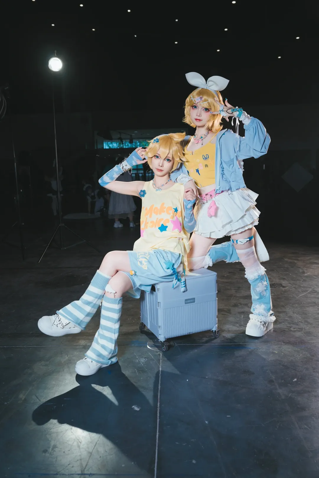漫展出片, VOCALOID, 镜音铃cos, 成都梦乡动漫展, 双子同框 - 第8张