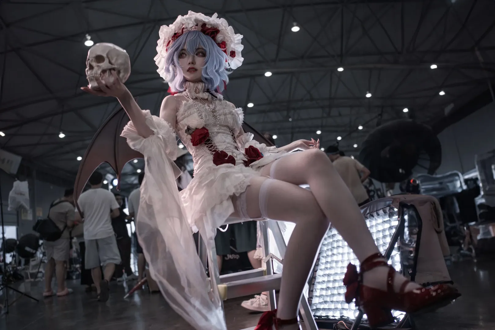 东方Project, 蕾米莉亚cos, 二次元cosplay, 漫展摄影, 暗黑哥特风 - 第3张