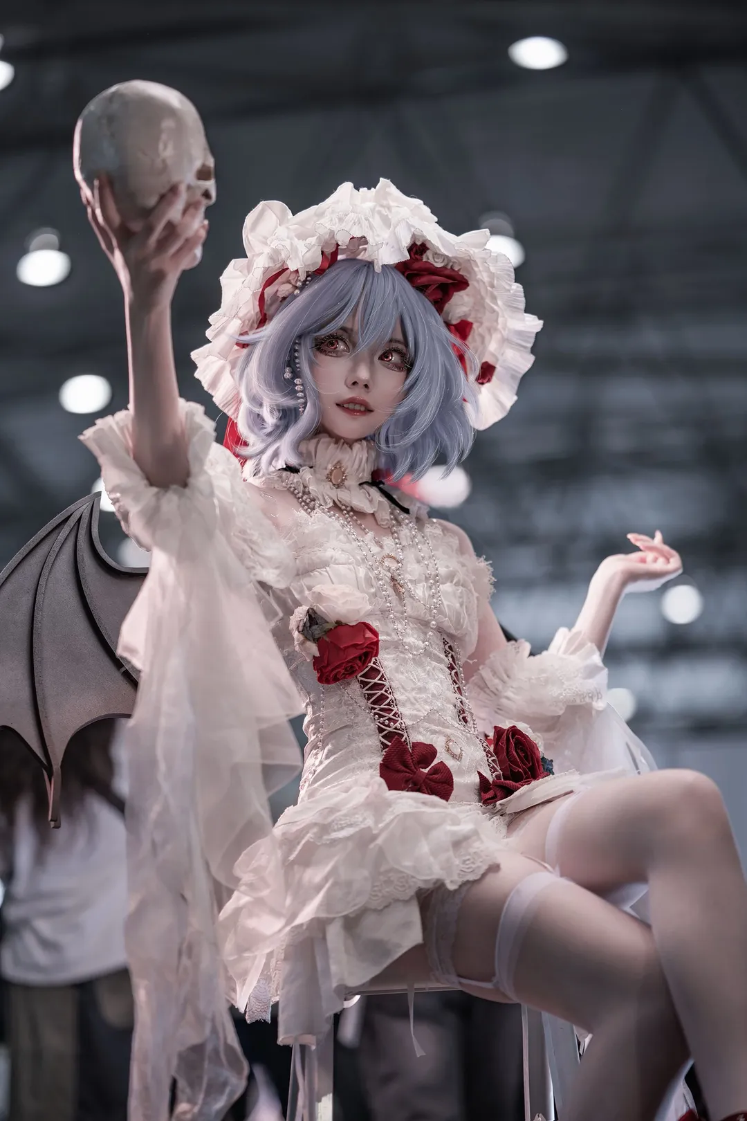 东方Project, 蕾米莉亚cos, 二次元cosplay, 漫展摄影, 暗黑哥特风 - 第5张