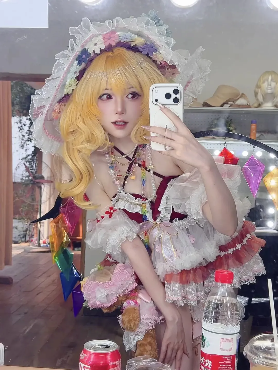 东方project, 二次元cosplay, 芙兰朵露cos, 洛丽塔洋装, 夏季外景 - 第5张