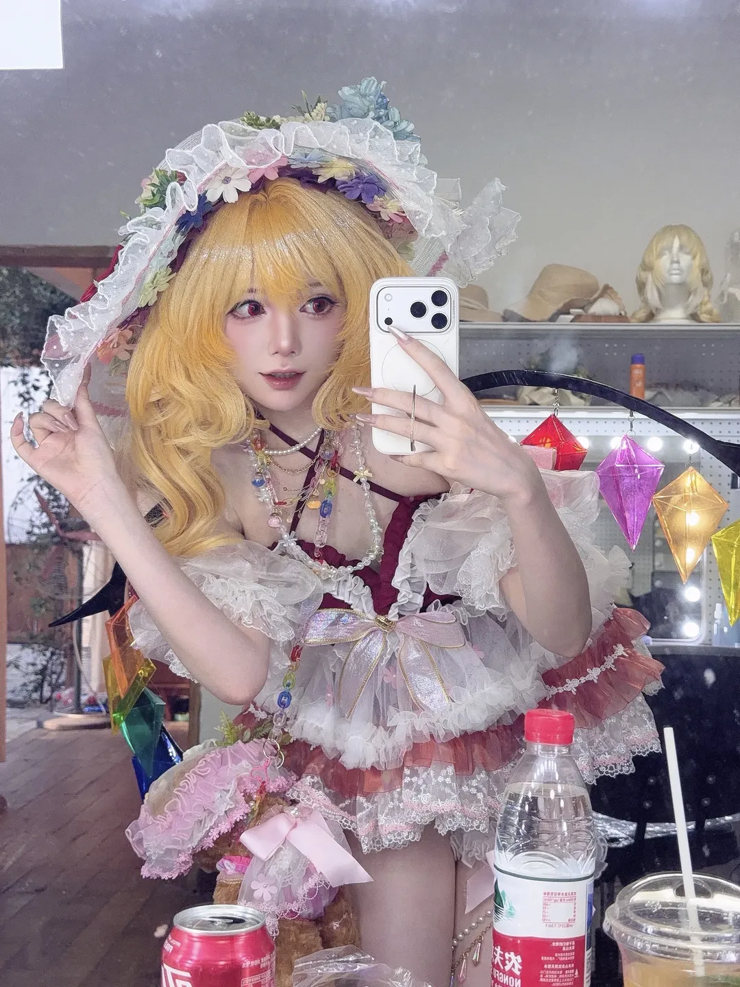 东方project, 二次元cosplay, 芙兰朵露cos, 洛丽塔洋装, 夏季外景 - 第7张