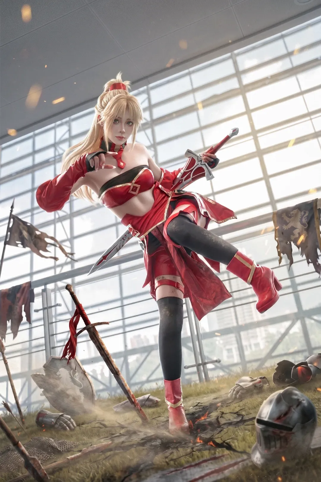 イベント写真, Fate/Grand Order, アニメイベント, 二次元コスプレ, モードレッドコスプレ - 1枚目