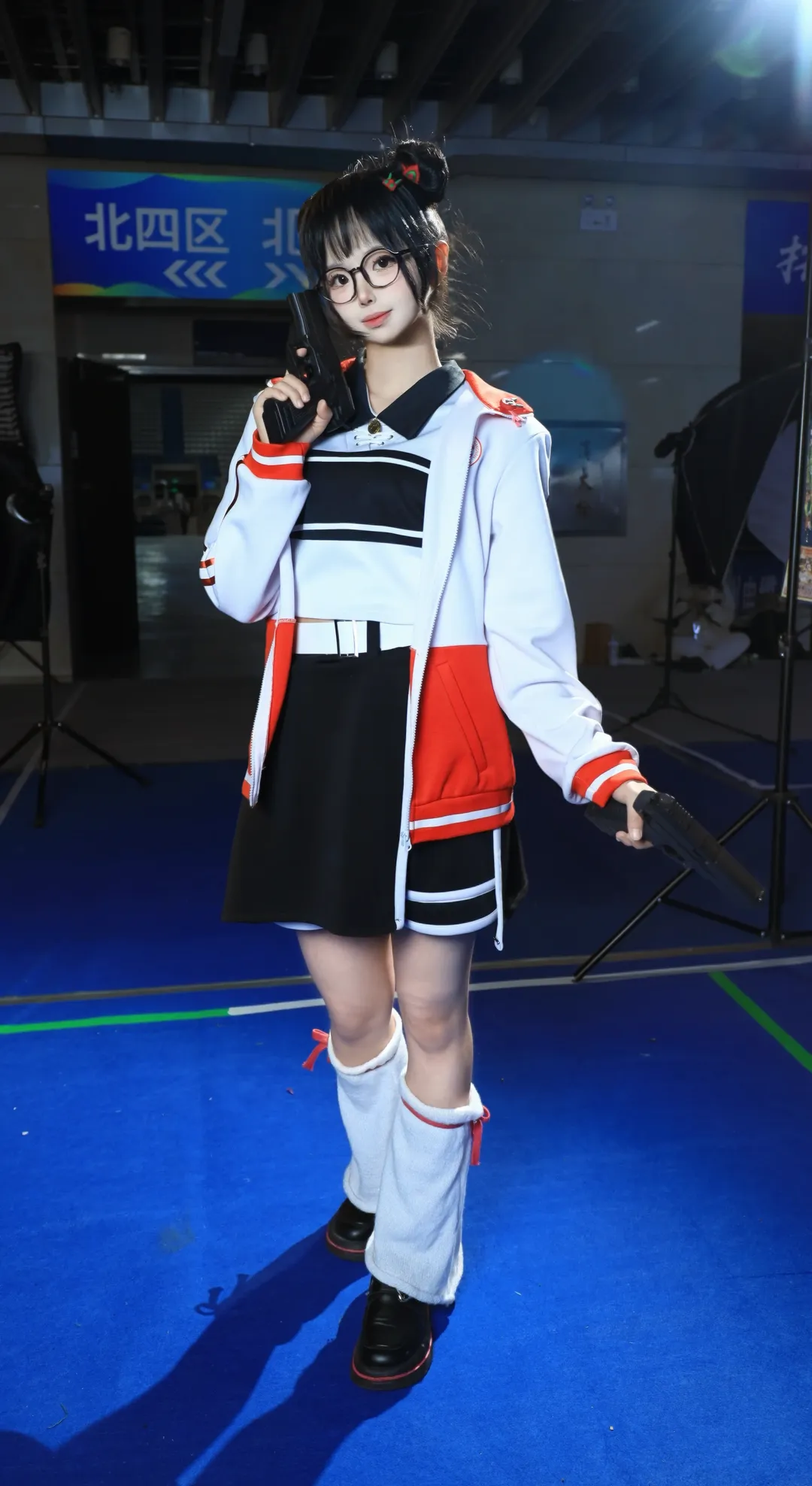 司小南cos, cosplay穿搭, 动漫角色扮演, 斩神动画, 双丸子头 - 第2张