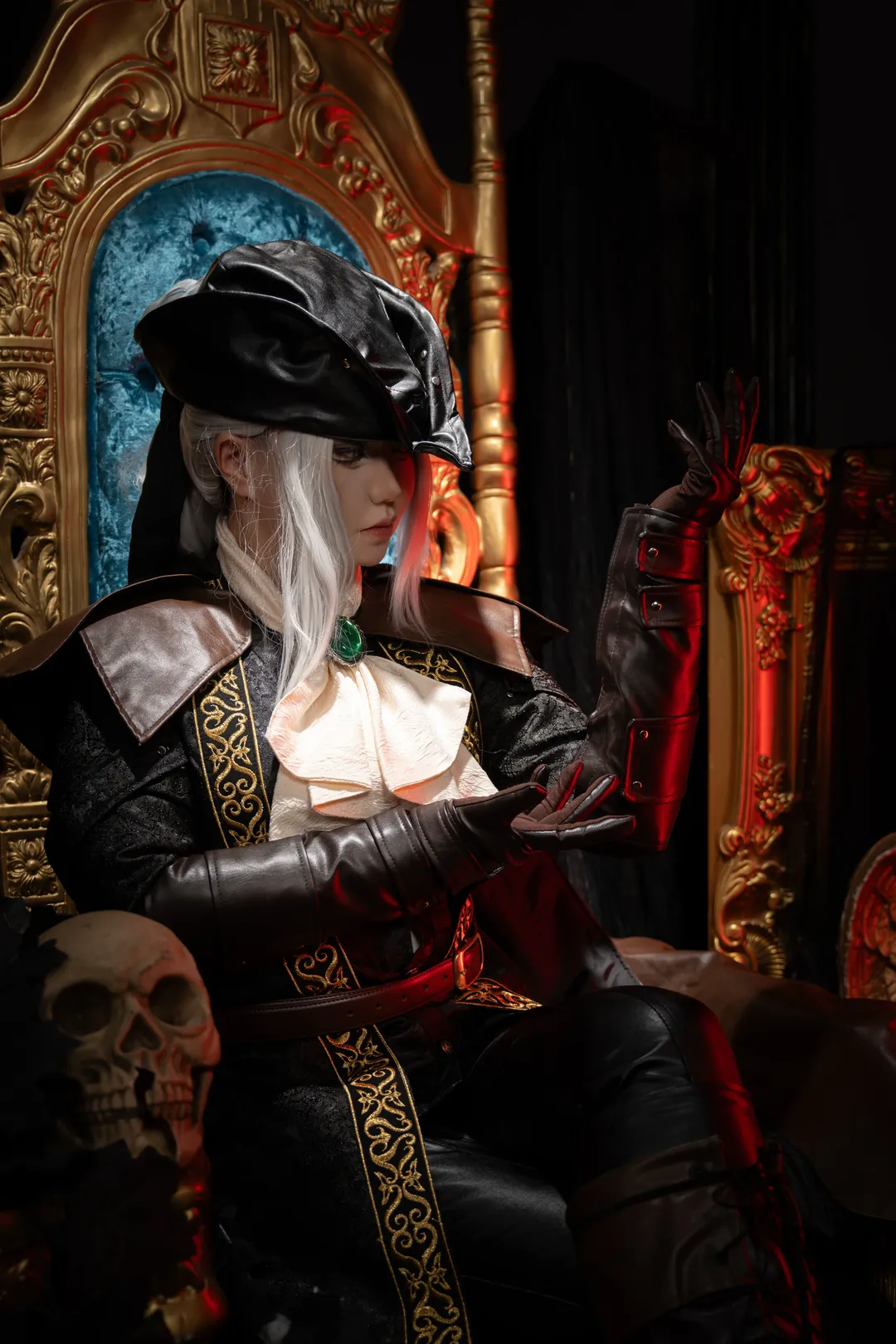 cosplay正片, 暗黑风摄影, 玛利亚cos, 血源诅咒, 索尼A7C2人像 - 第8张