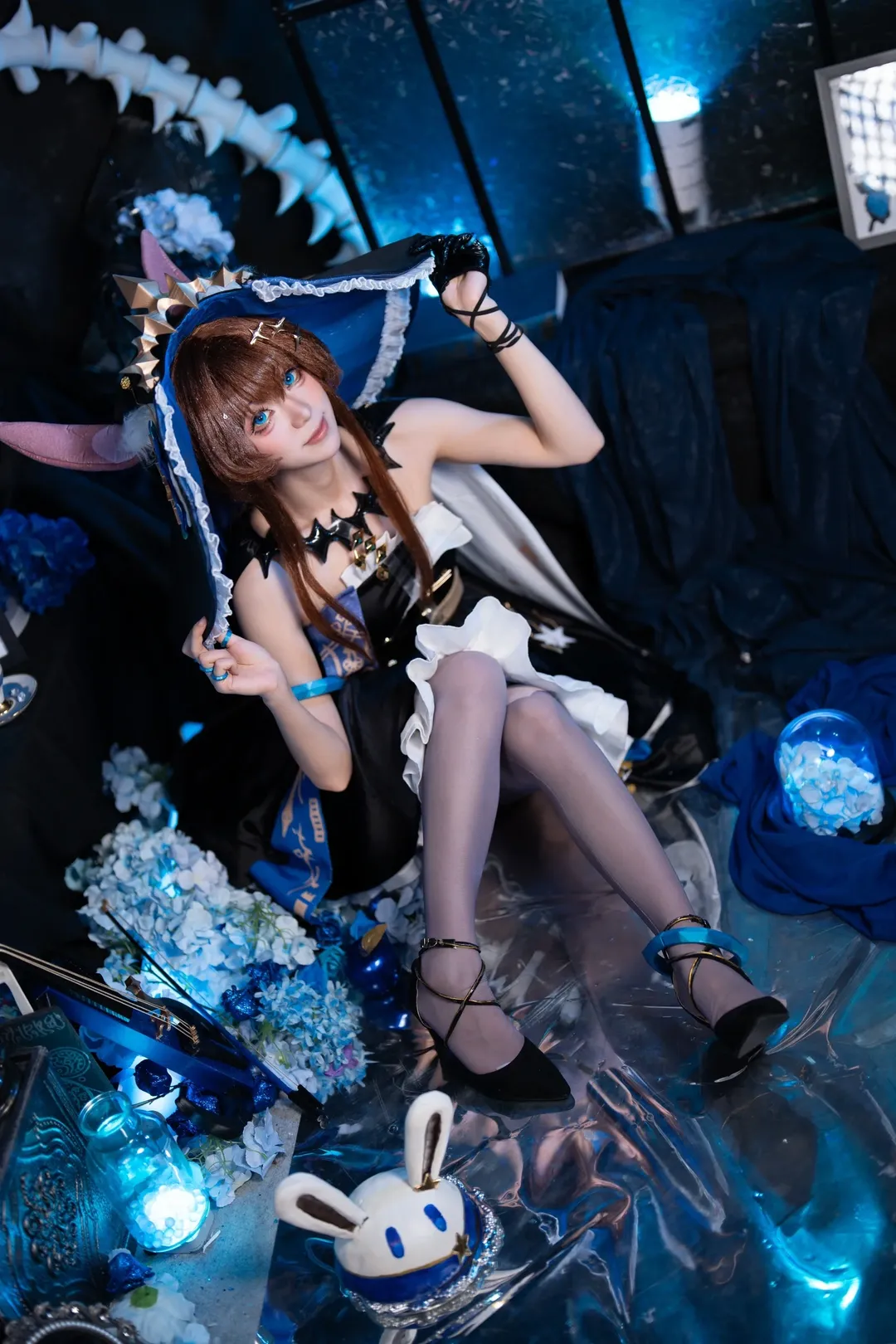 明日方舟, 阿米娅cos, cosplay正片, 精致妆造, 镜中集