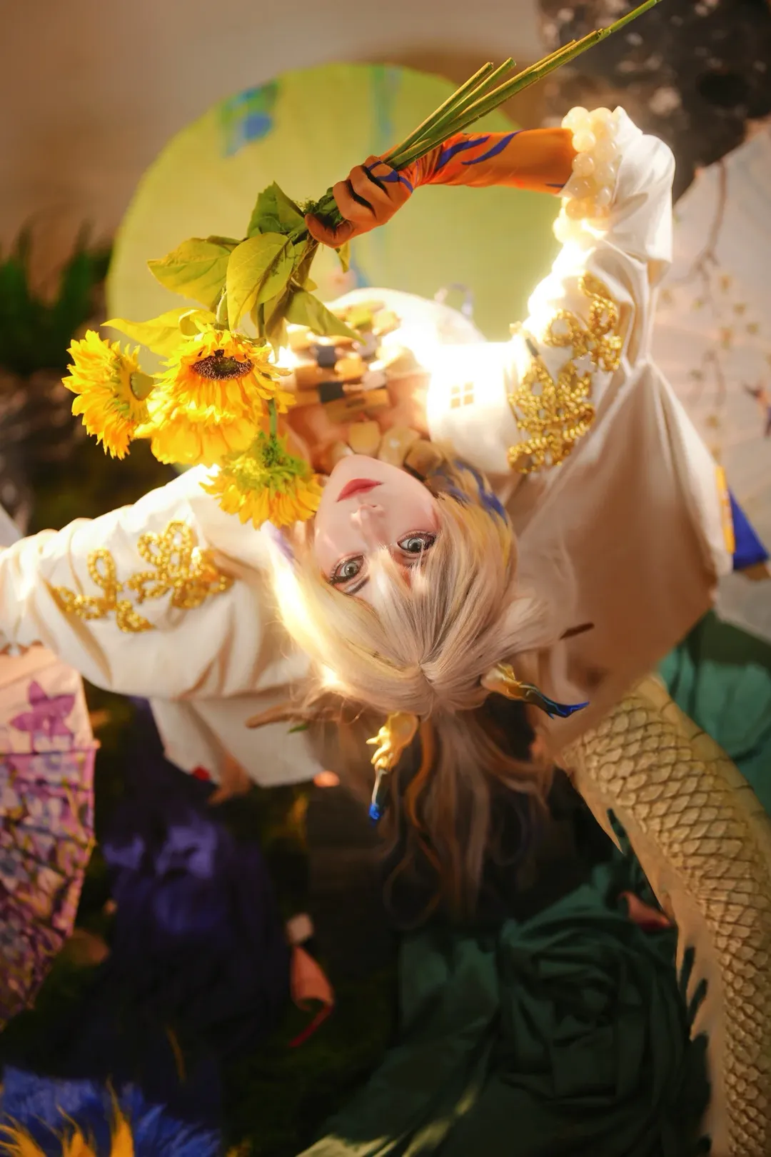 Shu cosplay, Arknights, White studio set design, Beijing photoshoot, Somniloquium Serenum cosplay - Image 6