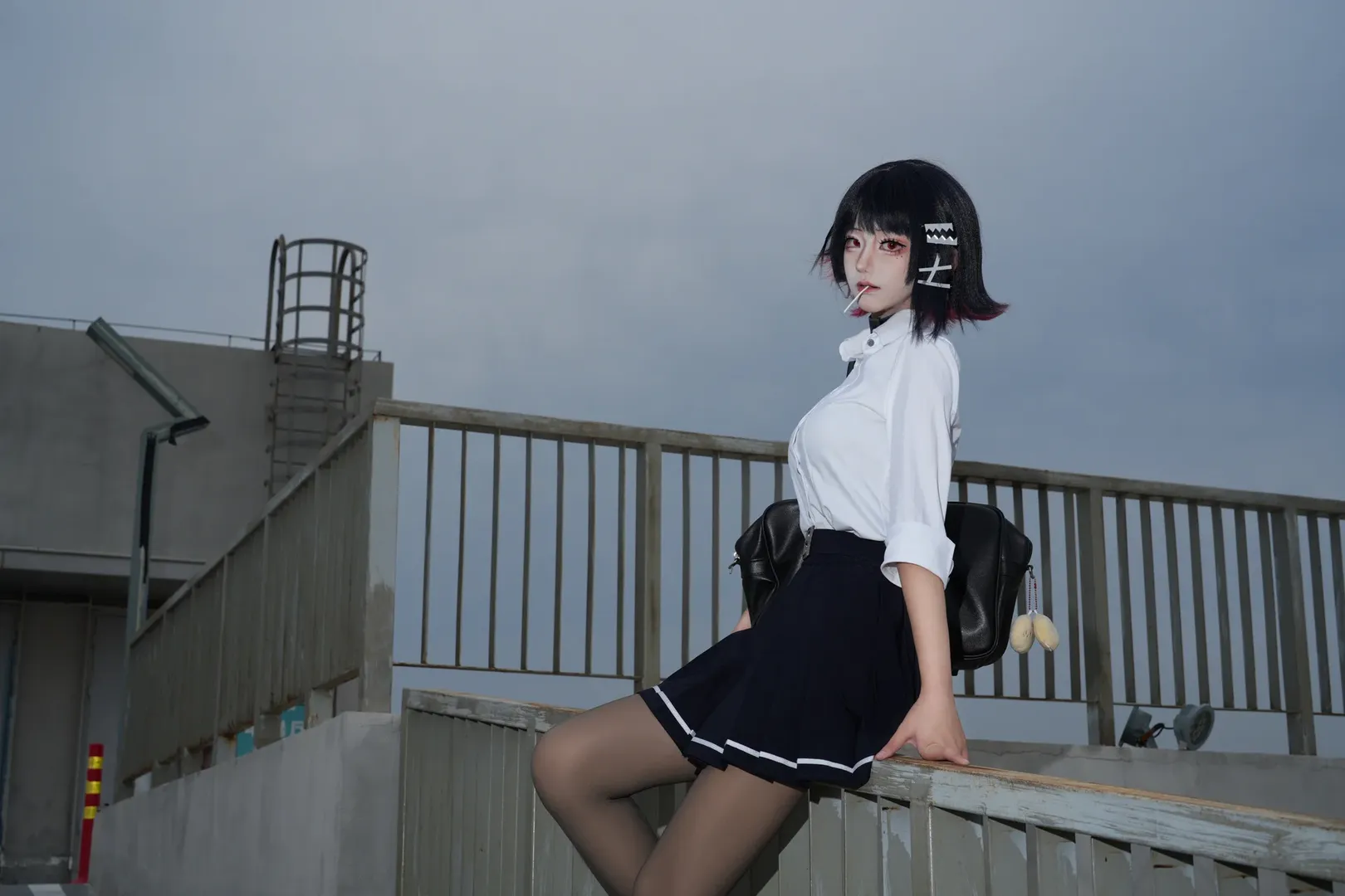 绝区零, 艾莲乔cos, cosplay正片, 阴天摄影, 索尼A7CM2 - 第9张