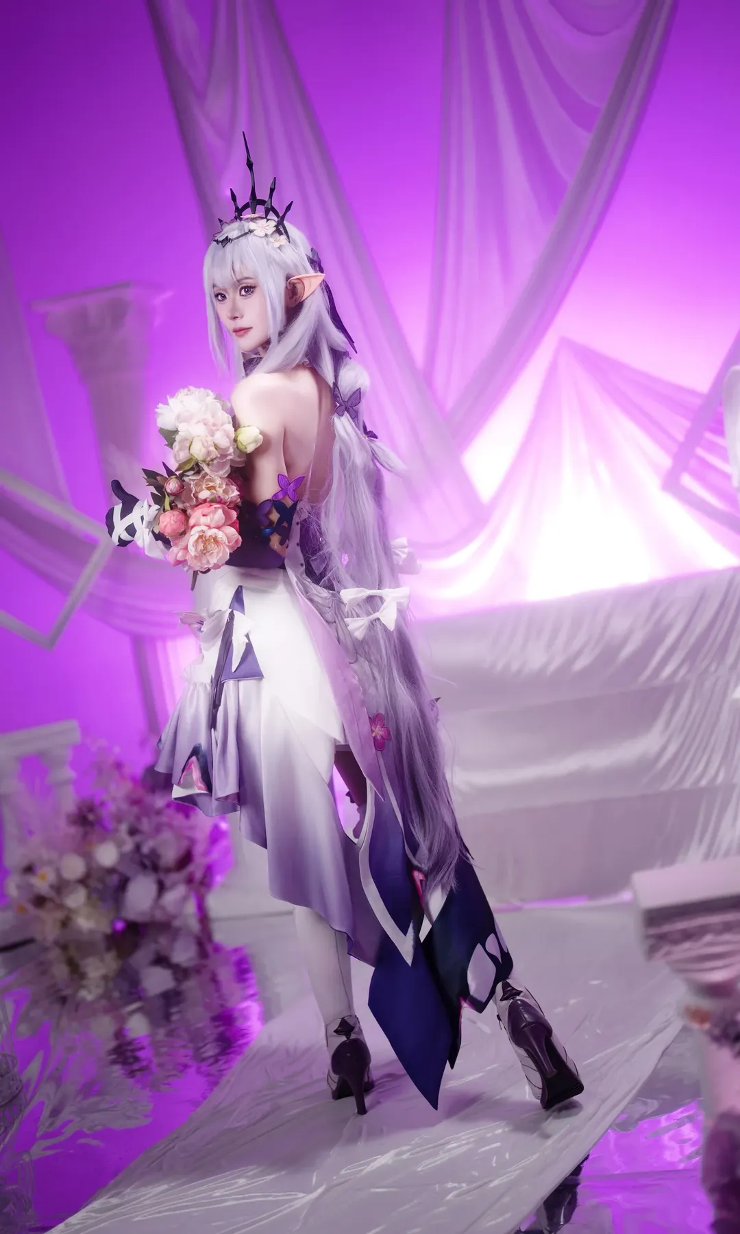 二次元摄影, 崩坏星穹铁道, 遐蝶cos, cosplay正片, 精灵cos