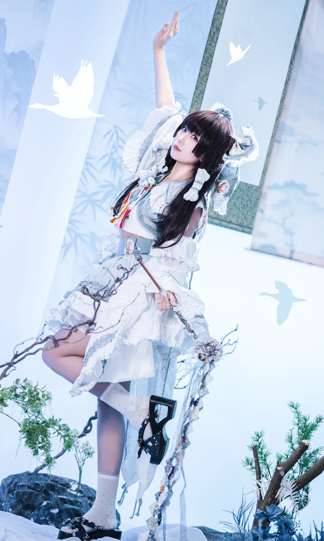 Reimu Hakurei Cosplay, Touhou Project, Pose reference, Azure Spirit Dream, Cosplay photography - Image 2