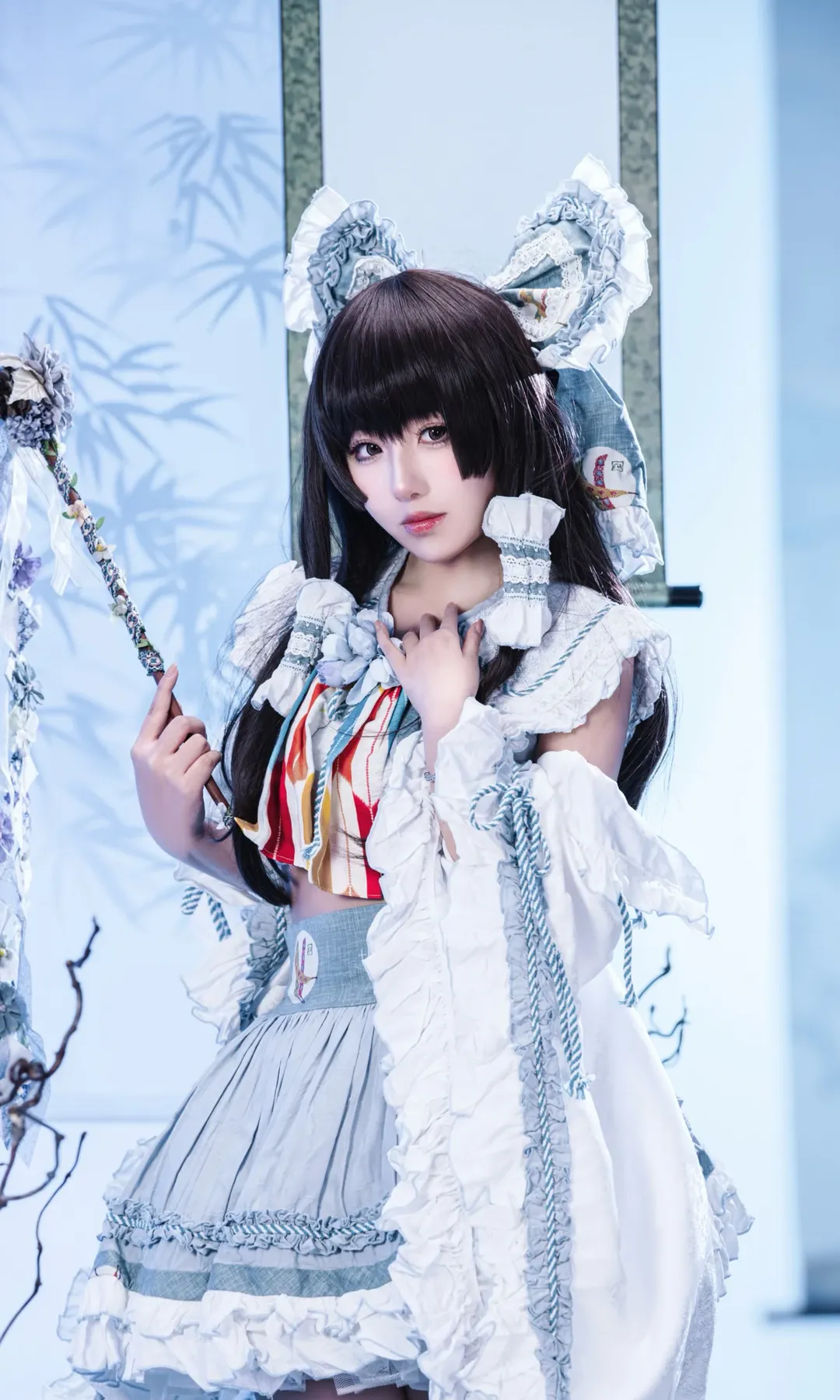 Reimu Hakurei Cosplay, Touhou Project, Pose reference, Azure Spirit Dream, Cosplay photography - Image 8