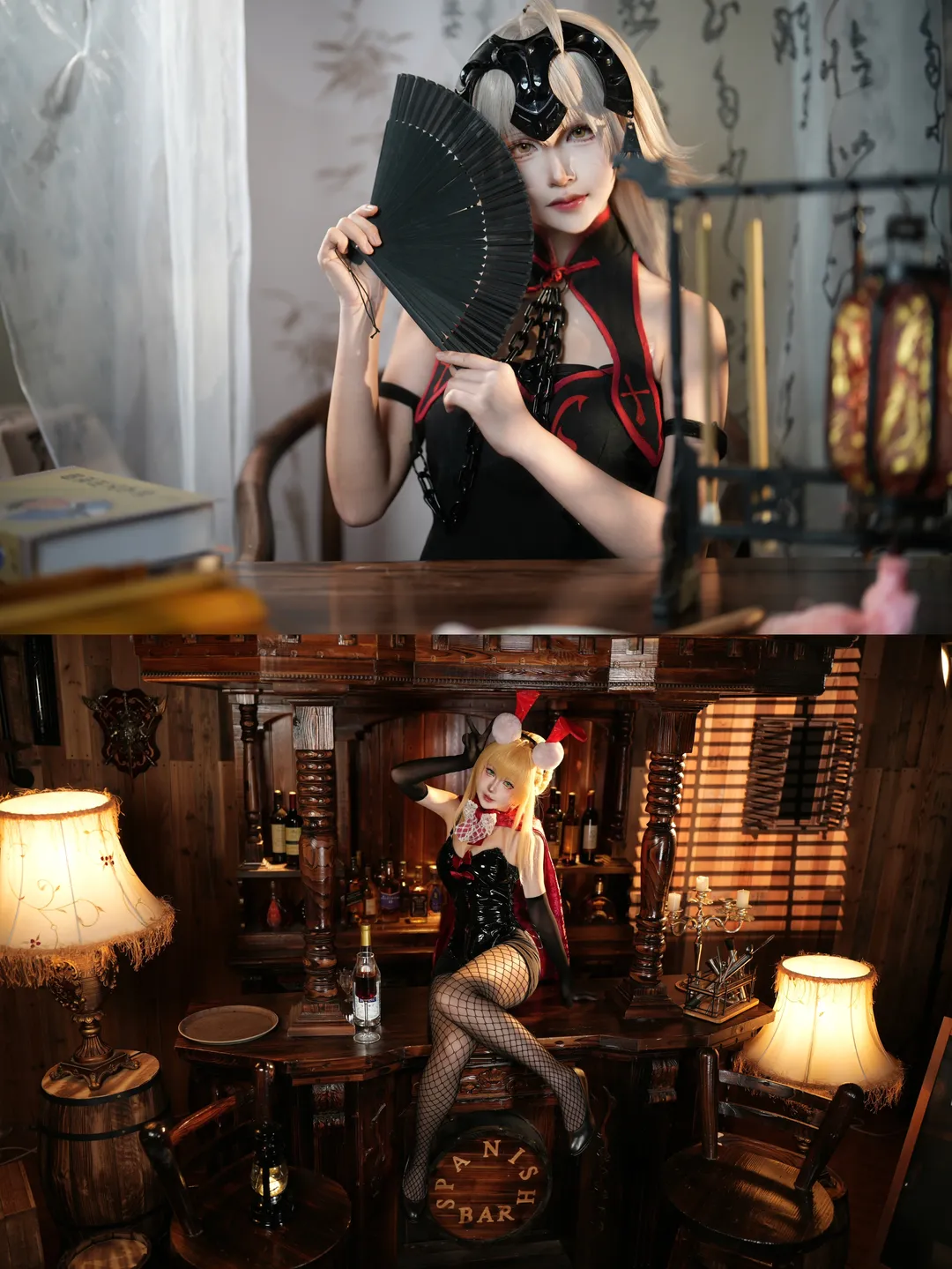 Anime-style photography, Cosplay photoshoot, Fate/Grand Order, Jeanne d'Arc (Alter) cosplay, Nero Cosplay - Image 1