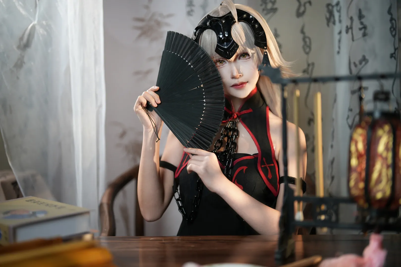 Anime-style photography, Cosplay photoshoot, Fate/Grand Order, Jeanne d'Arc (Alter) cosplay, Nero Cosplay - Image 2