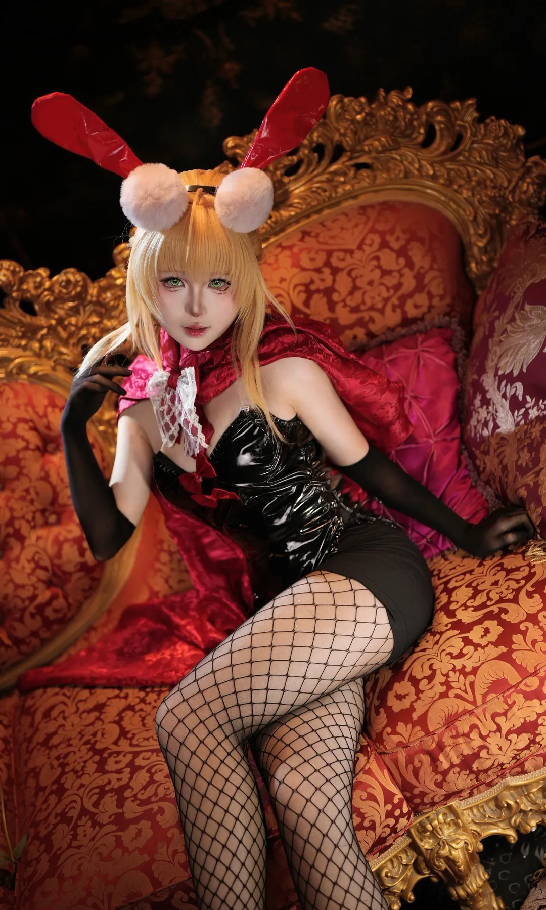 角色扮演, cos正片, FGO, 尼禄cos, 兔女郎cosplay
