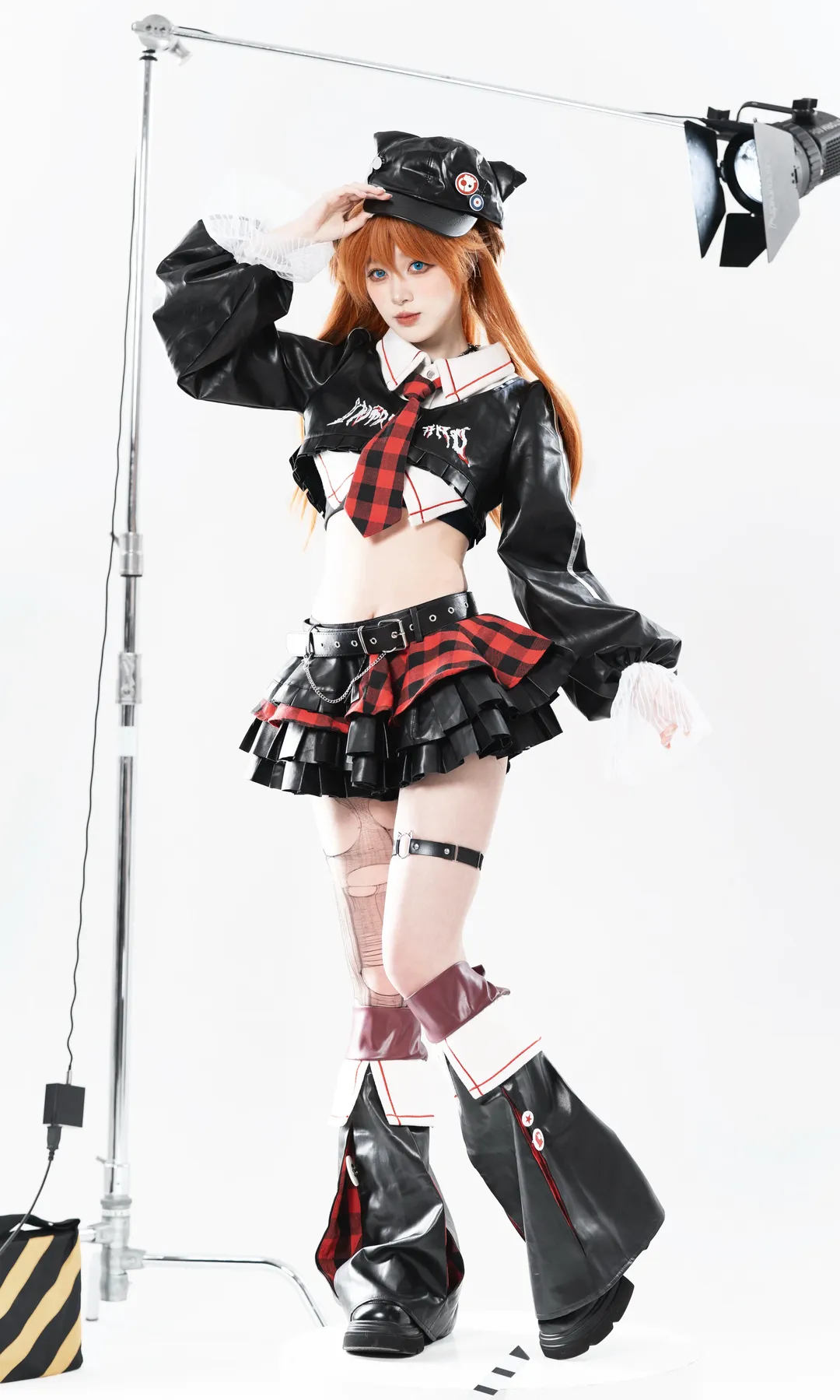 新世紀エヴァンゲリオン, アスカコスプレ, 新世紀エヴァンゲリオン, 白ホリ撮影, パンクロック風 - 4枚目