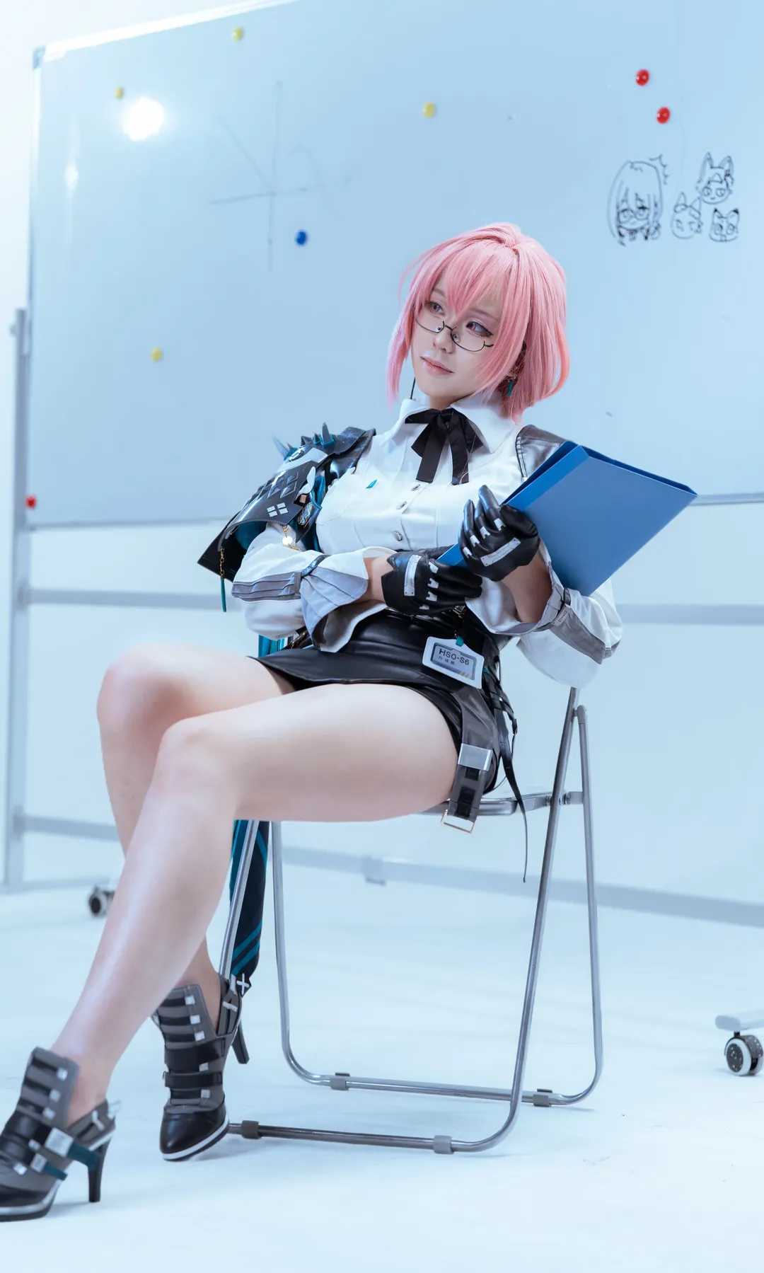 绝区零, cosplay正片, 白棚摄影, 月城柳cos, 战术机能风 - 第3张