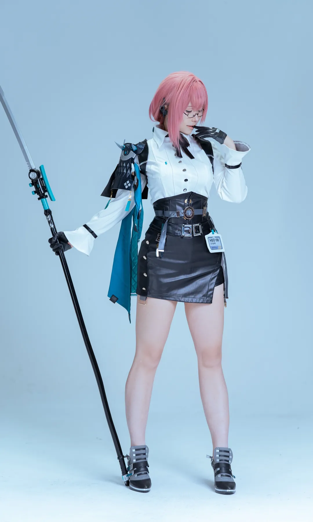 绝区零, cosplay正片, 白棚摄影, 月城柳cos, 战术机能风 - 第5张