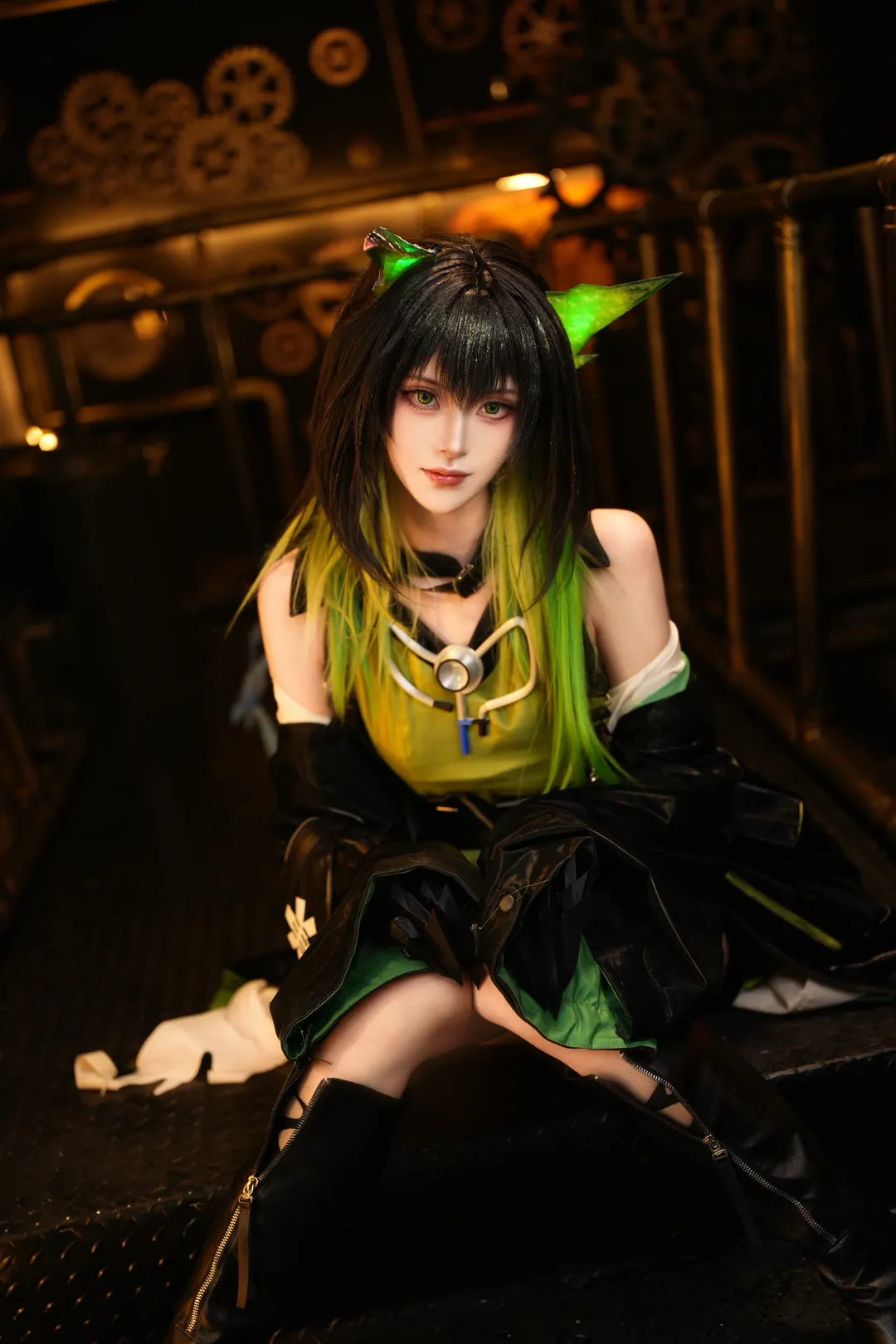 明日方舟, Mon3trcos, Cosplay正片, 丛林症结, 蒸汽朋克cos - 第5张
