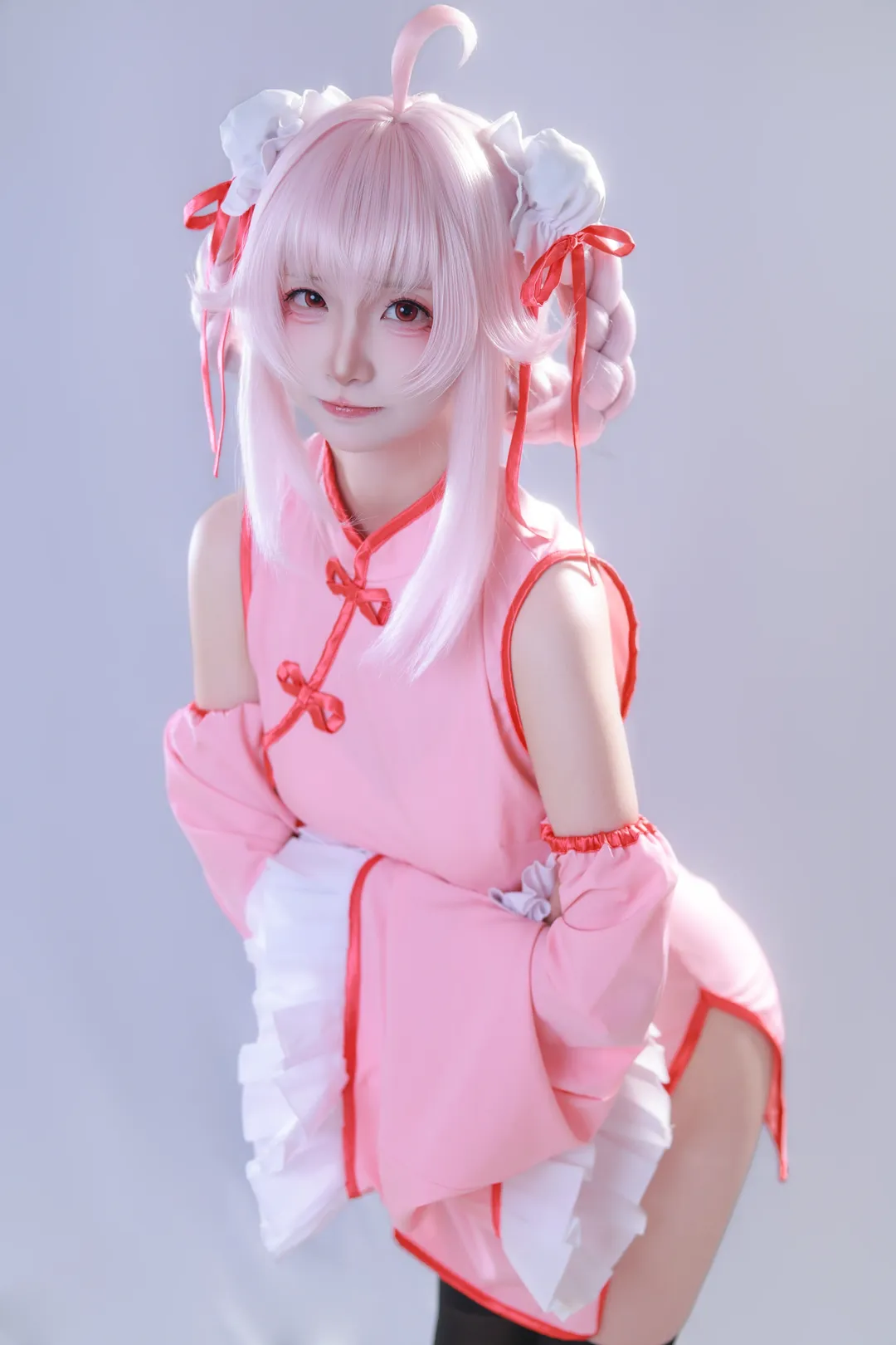 蔚蓝档案, cosplay摄影, 二次元穿搭, 柚鸟夏cos, 棚拍写真 - 第3张