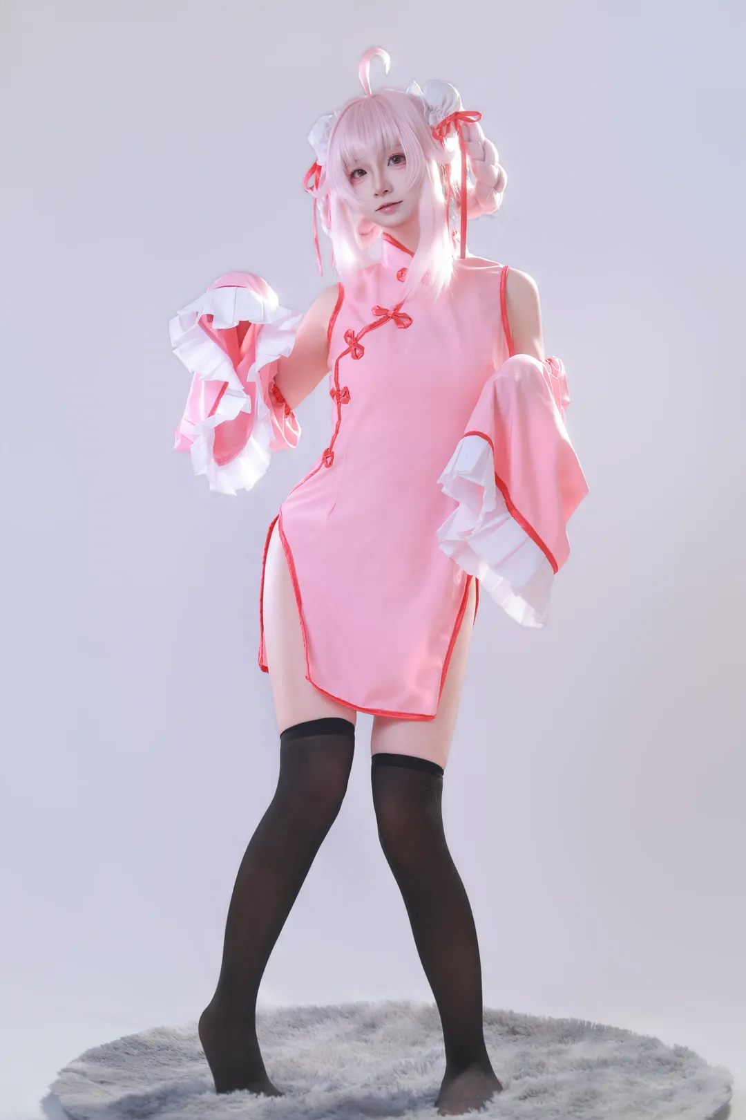 ブルーアーカイブ, コスプレ撮影, 二次元ファッション, 柚鳥ナツコスプレ, スタジオ撮影
