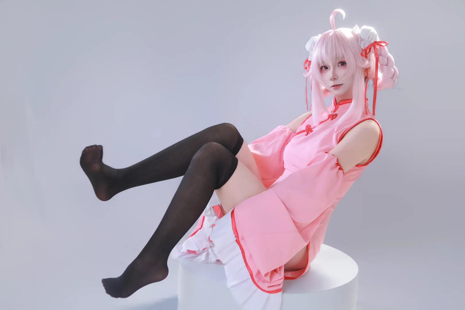蔚蓝档案, cosplay摄影, 二次元穿搭, 柚鸟夏cos, 棚拍写真 - 第5张