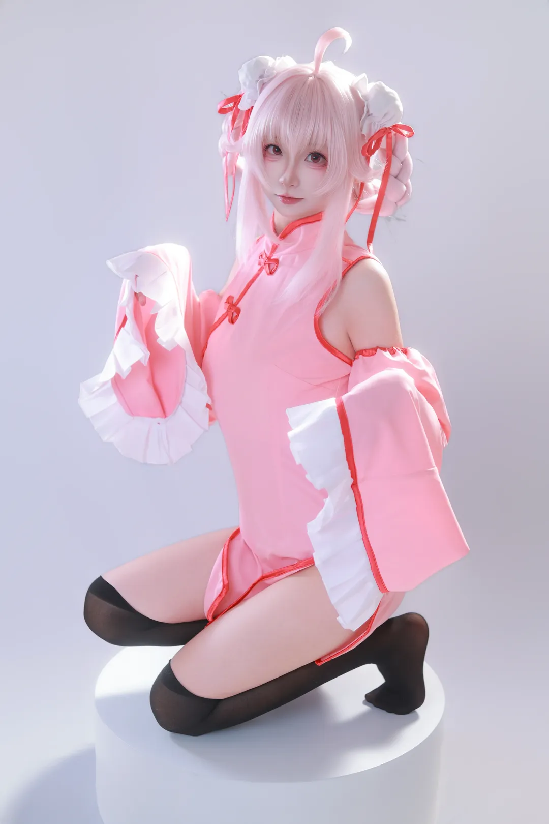 蔚蓝档案, cosplay摄影, 二次元穿搭, 柚鸟夏cos, 棚拍写真 - 第6张