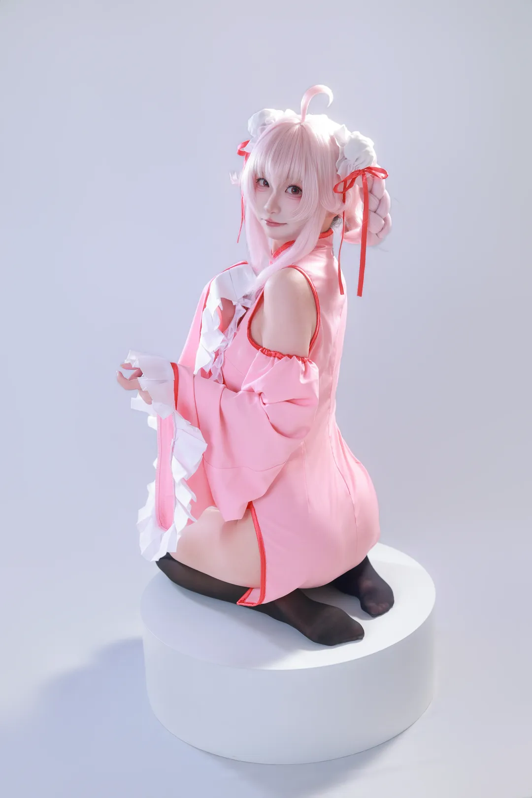 蔚蓝档案, cosplay摄影, 二次元穿搭, 柚鸟夏cos, 棚拍写真 - 第7张