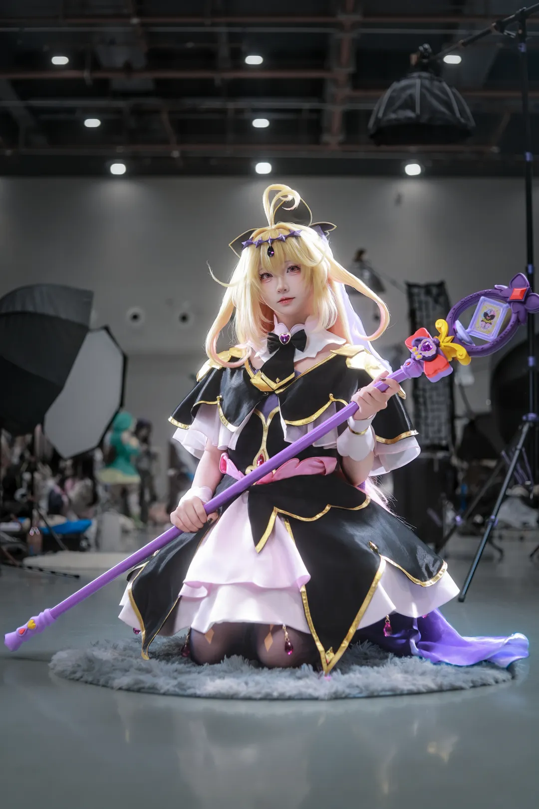 イベント撮影, 森亜るるか コスプレ, 名探偵プリキュア！, 魔法少女コスプレ, CGFアニメコンベンション - 1枚目