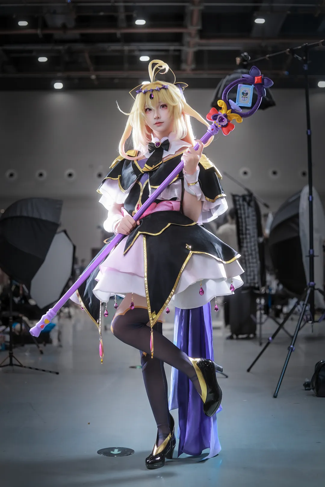 イベント撮影, 森亜るるか コスプレ, 名探偵プリキュア！, 魔法少女コスプレ, CGFアニメコンベンション - 3枚目