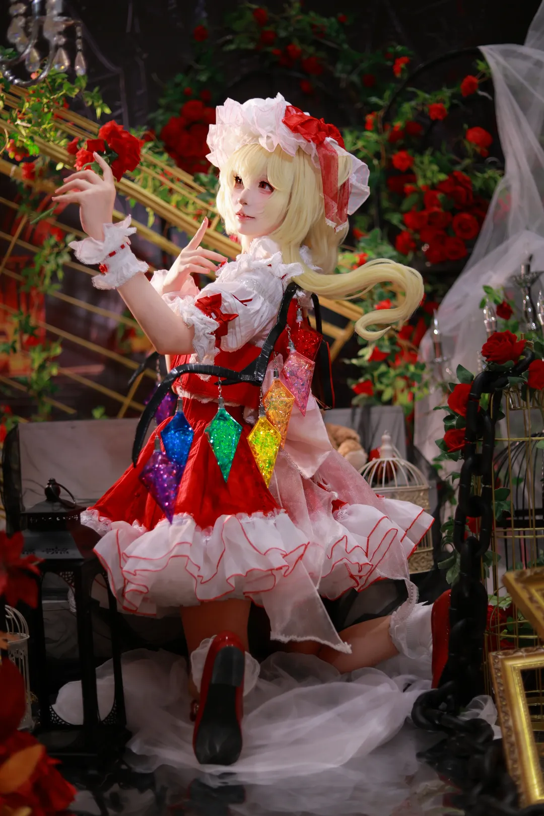 Anime girl, Touhou Project, Flandre Scarlet Cosplay, Cosplay photography, Lolita style - Image 2